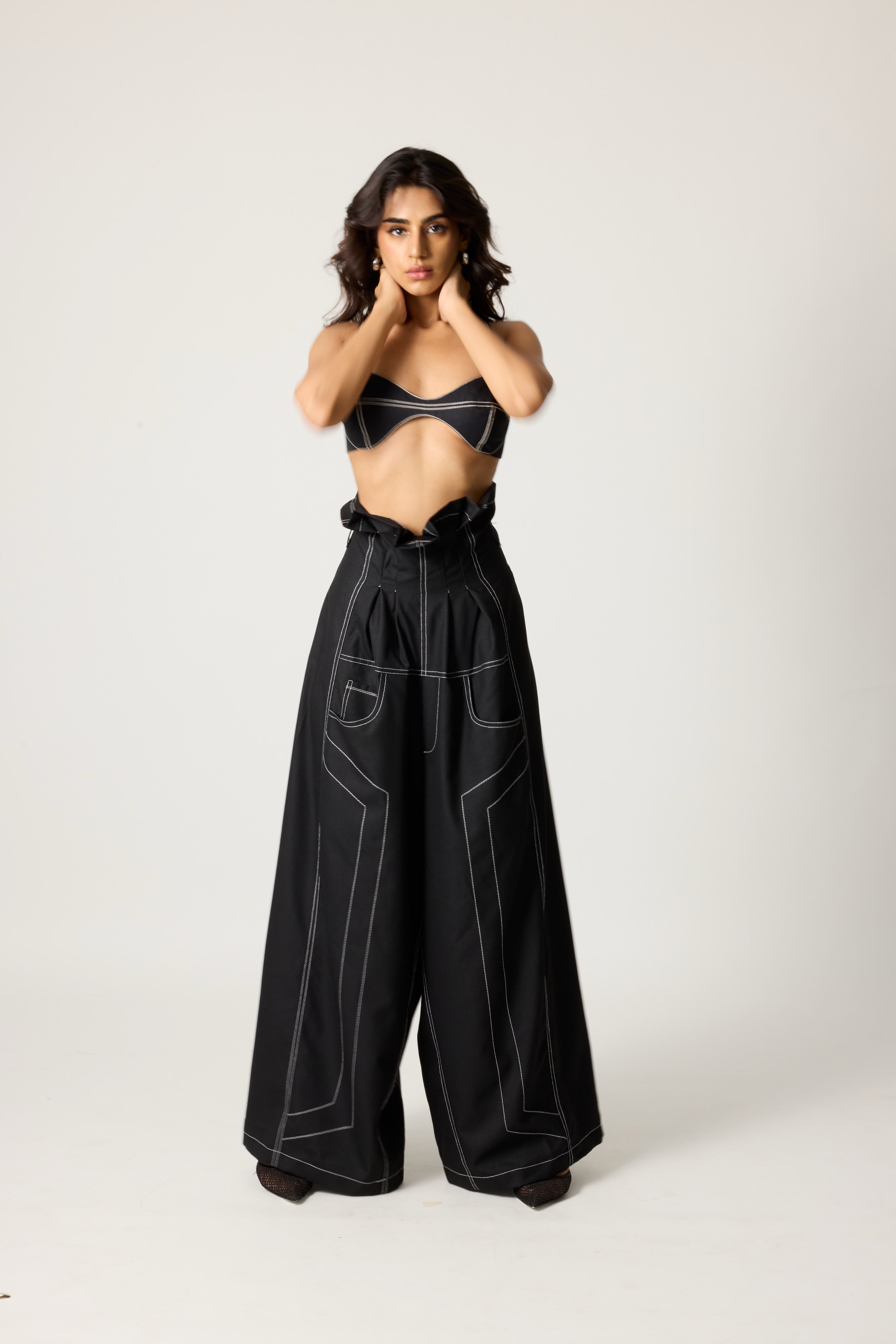 Erryn Black Georgie Corset Denim