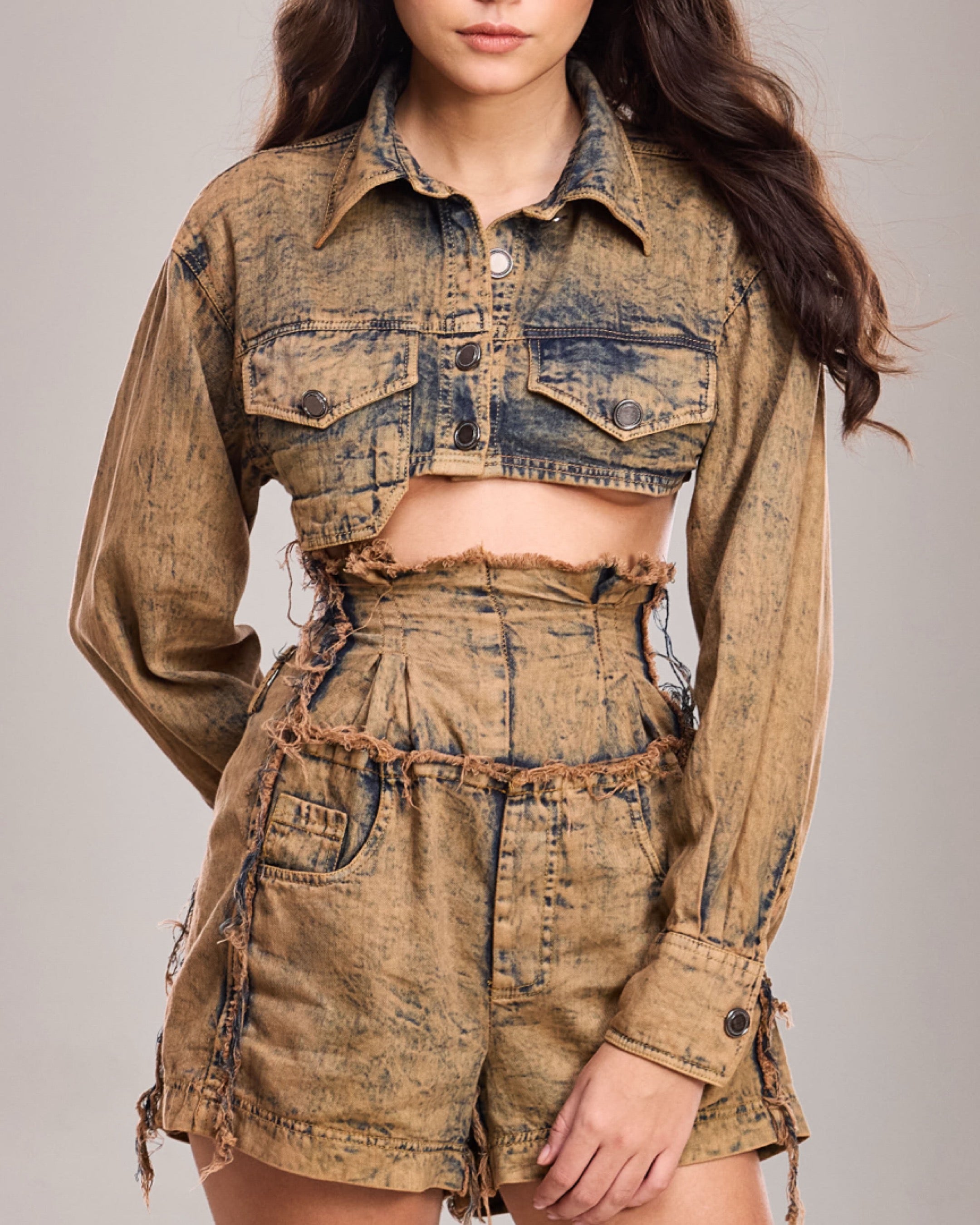 Georgie Crop Shirt