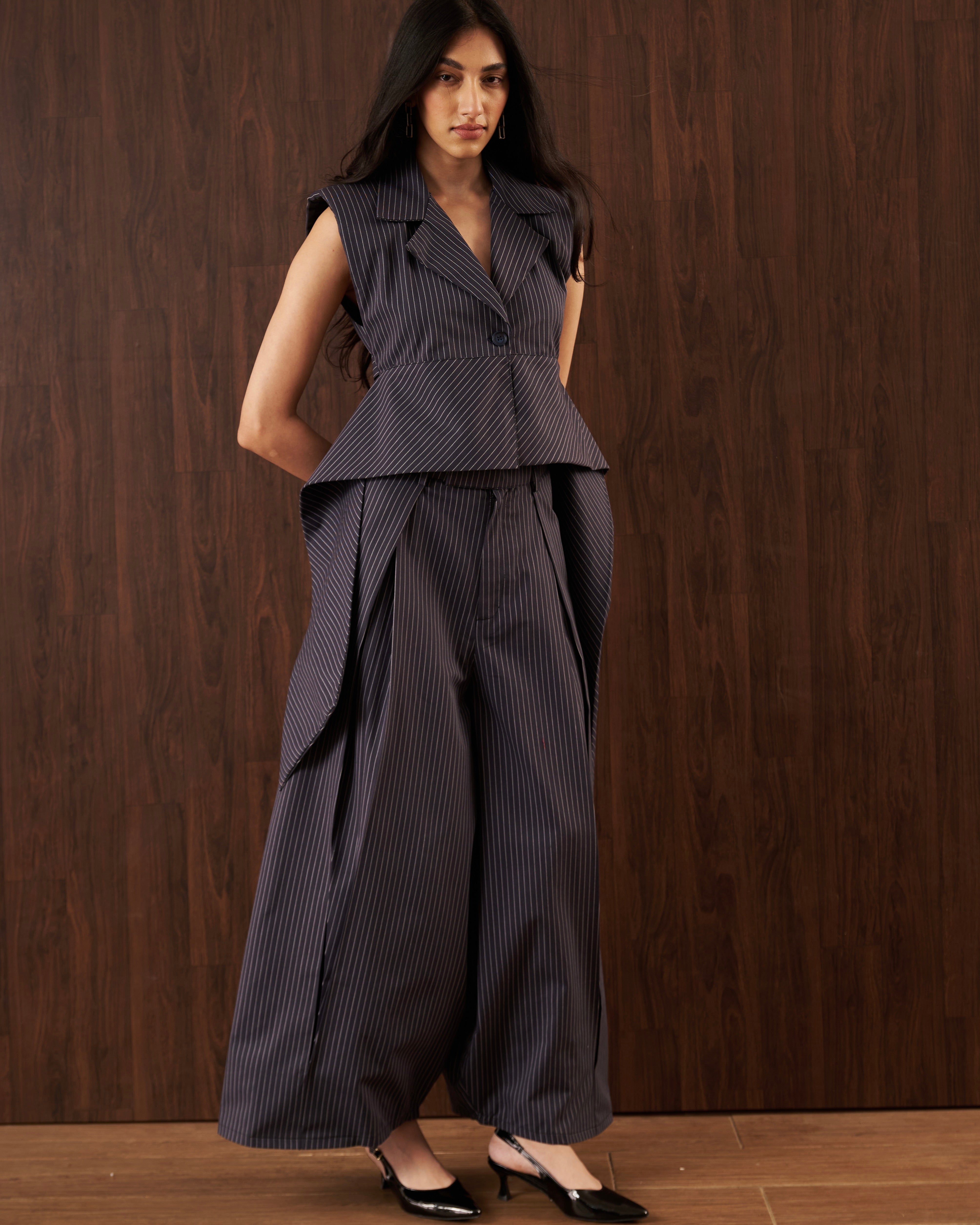 Elin Pinstripe Pants