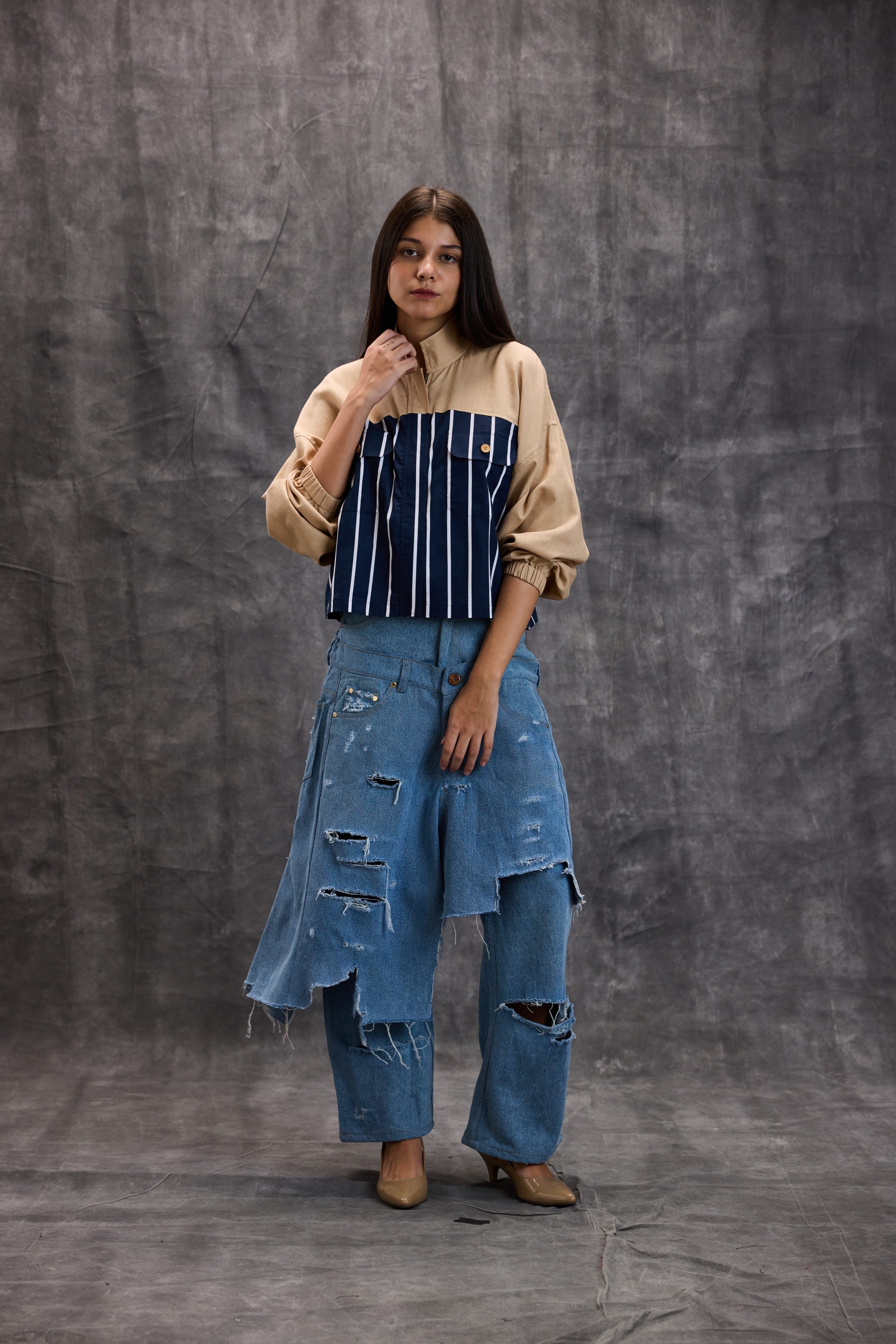 Harbor Stripe Utility Shirt