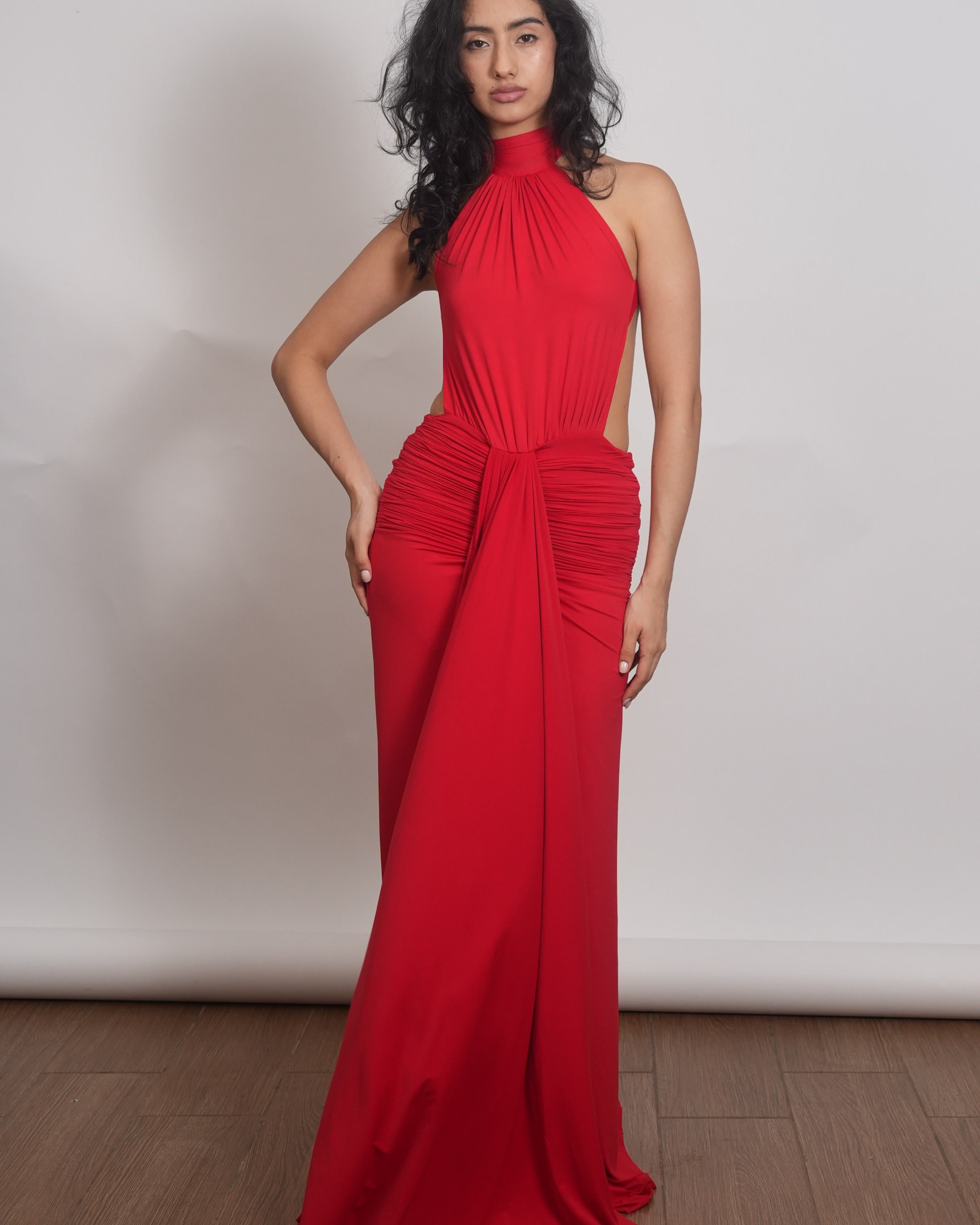 Nadia Backless Gown