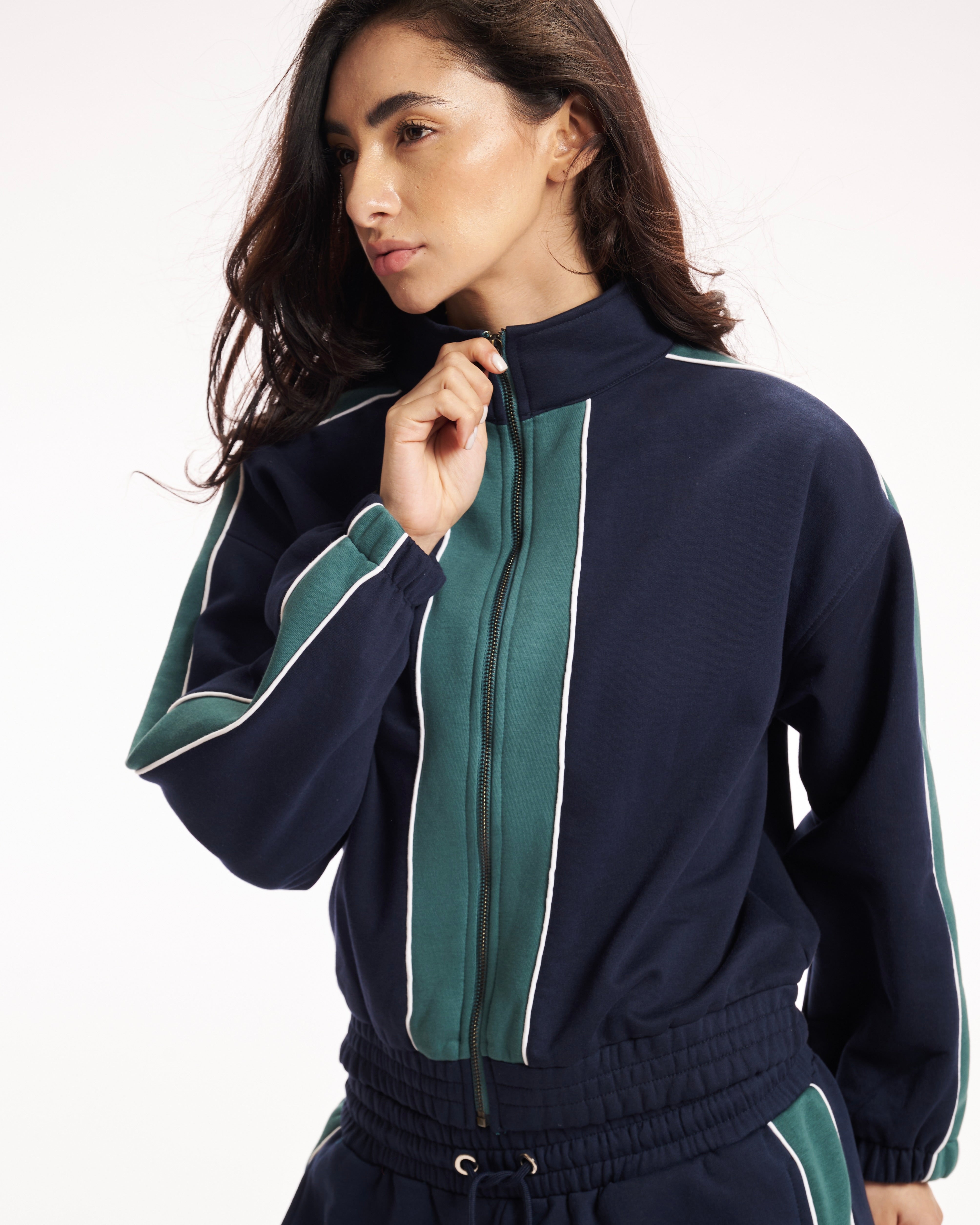 Blue Reign Bomber Jacket