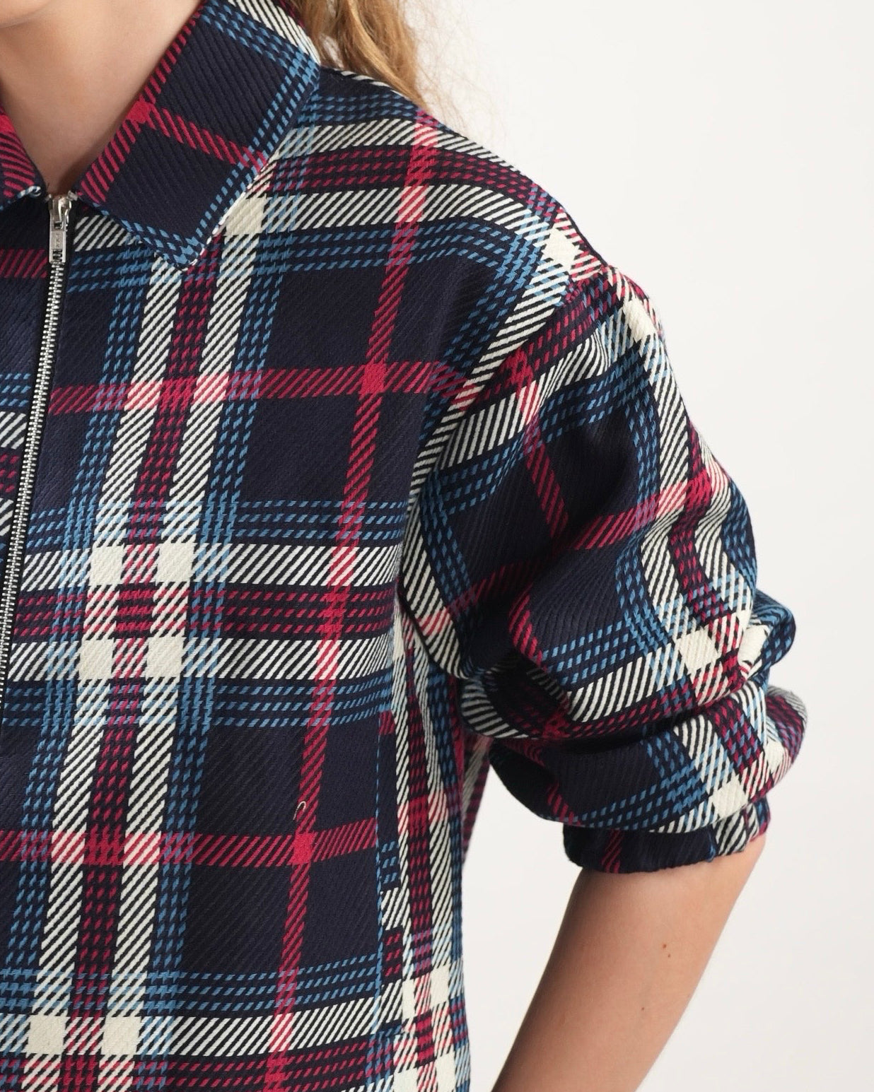 Tri-colour Tartan Jacket