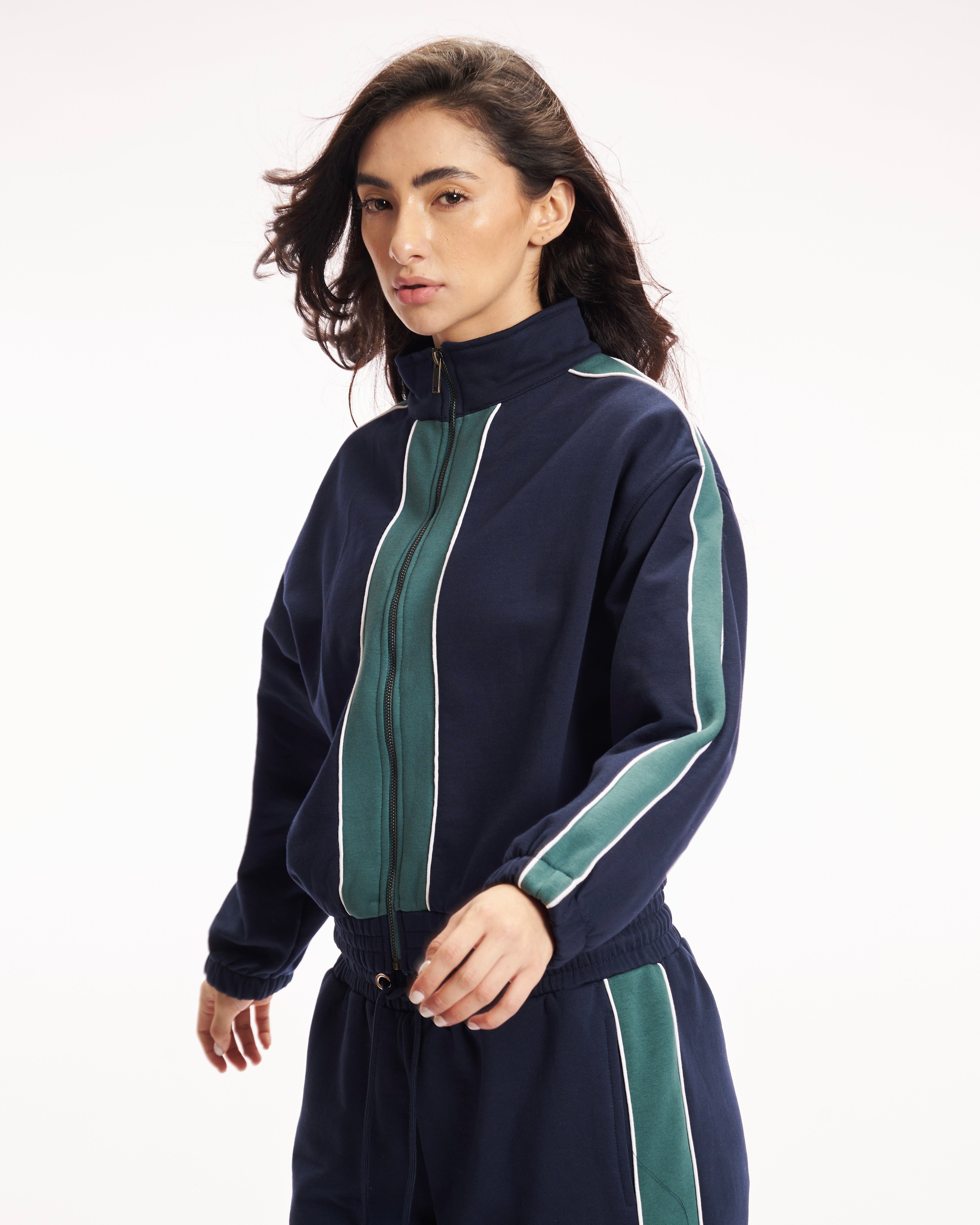 Blue Reign Bomber Jacket