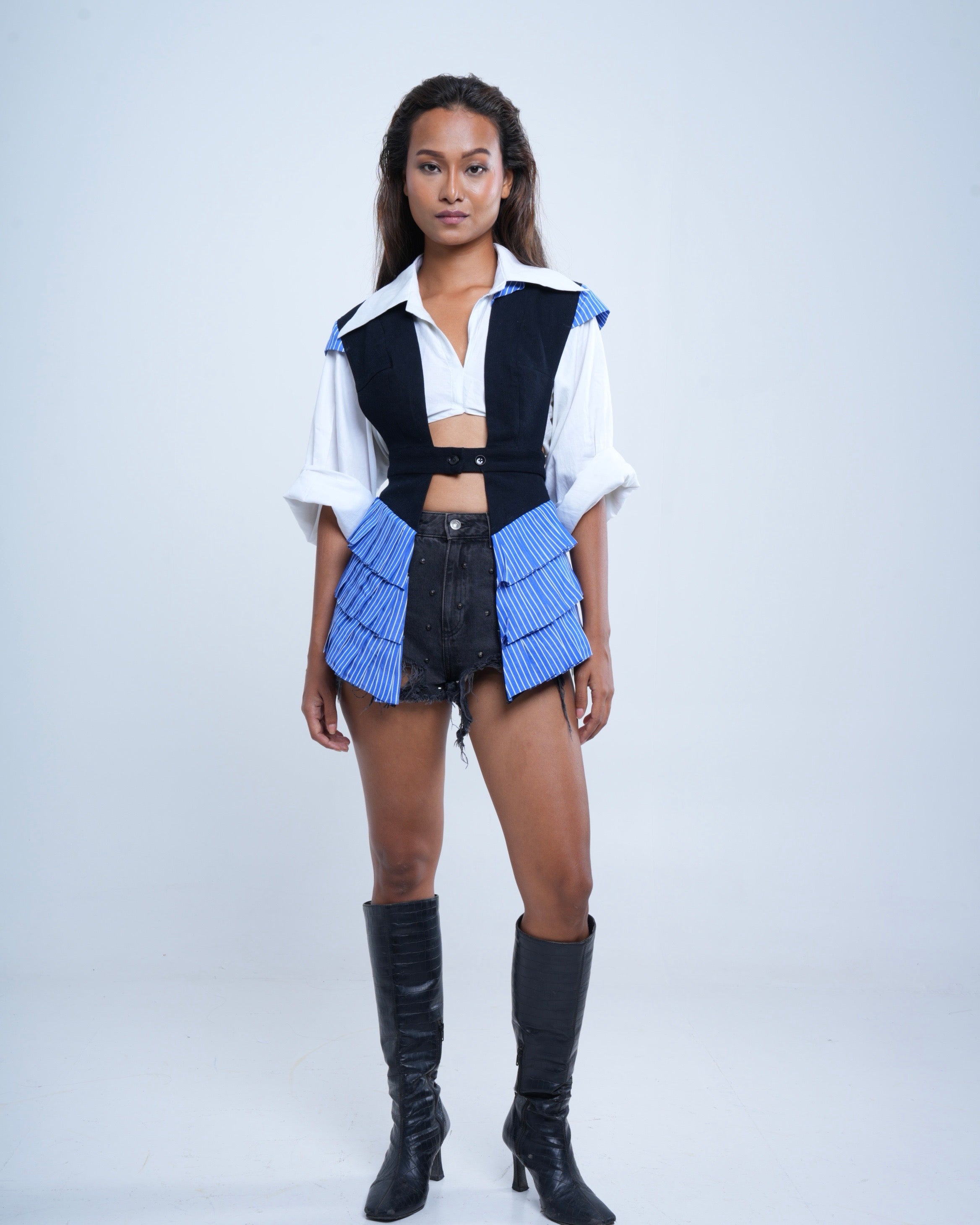 Pinstripe Vest