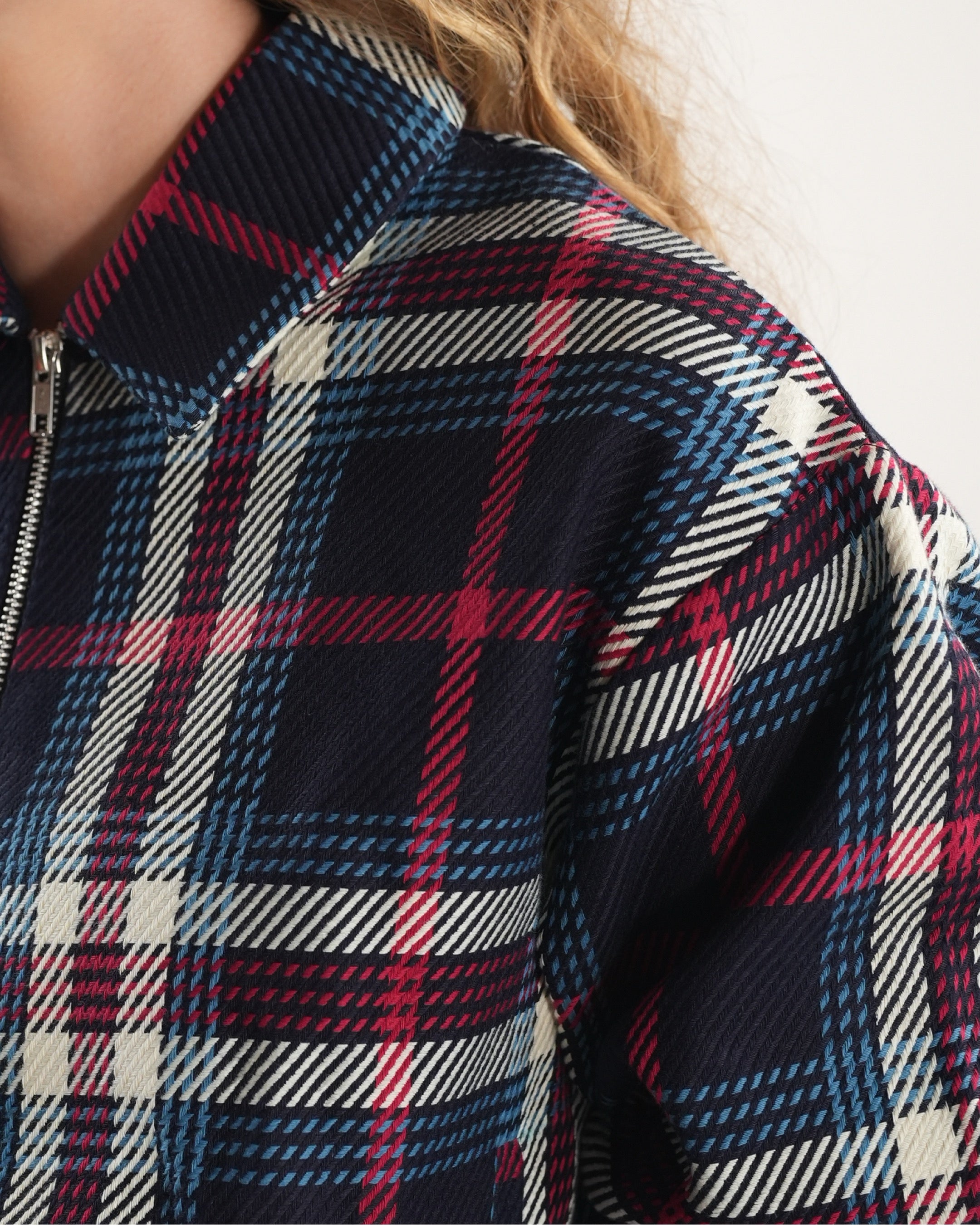 Tri-colour Tartan Jacket