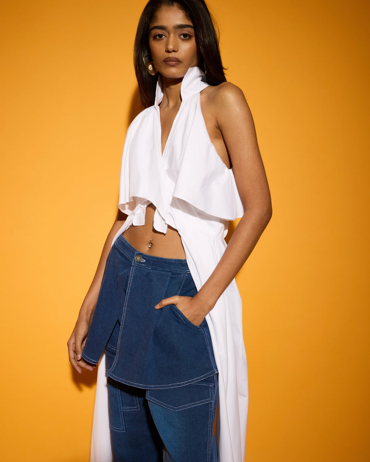 Architectural Drape Shirt