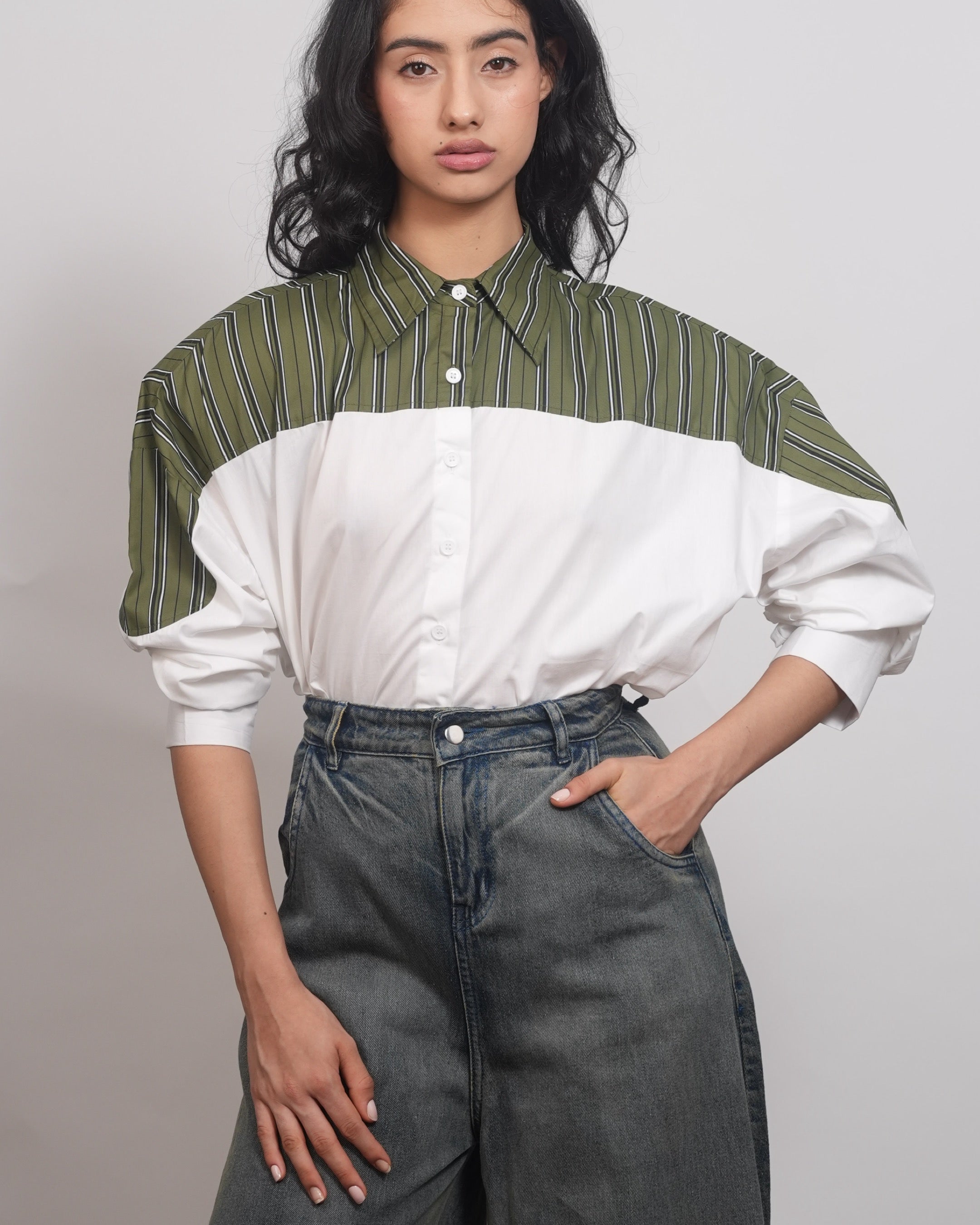 Colour Block Shirt