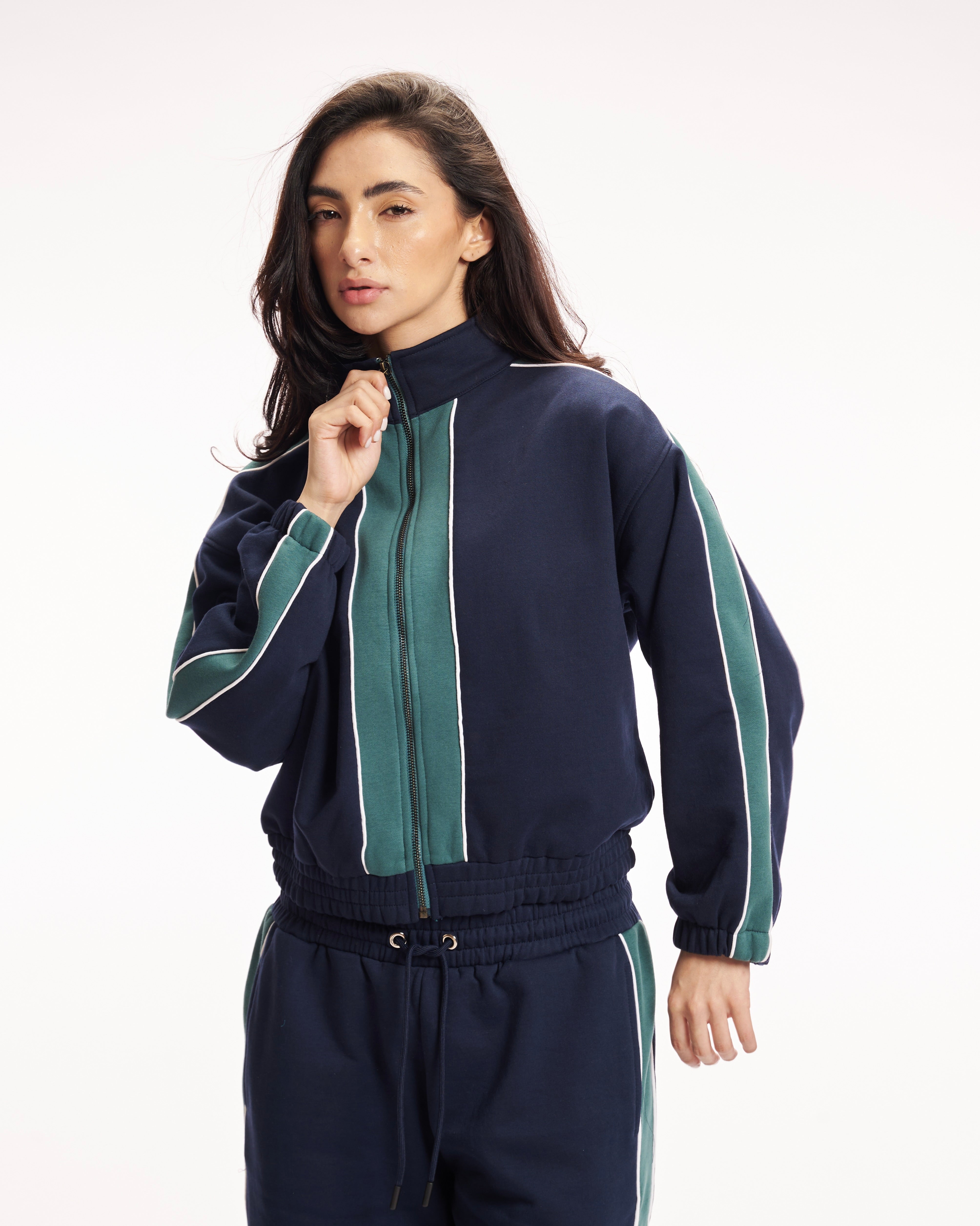 Blue Reign Bomber Jacket