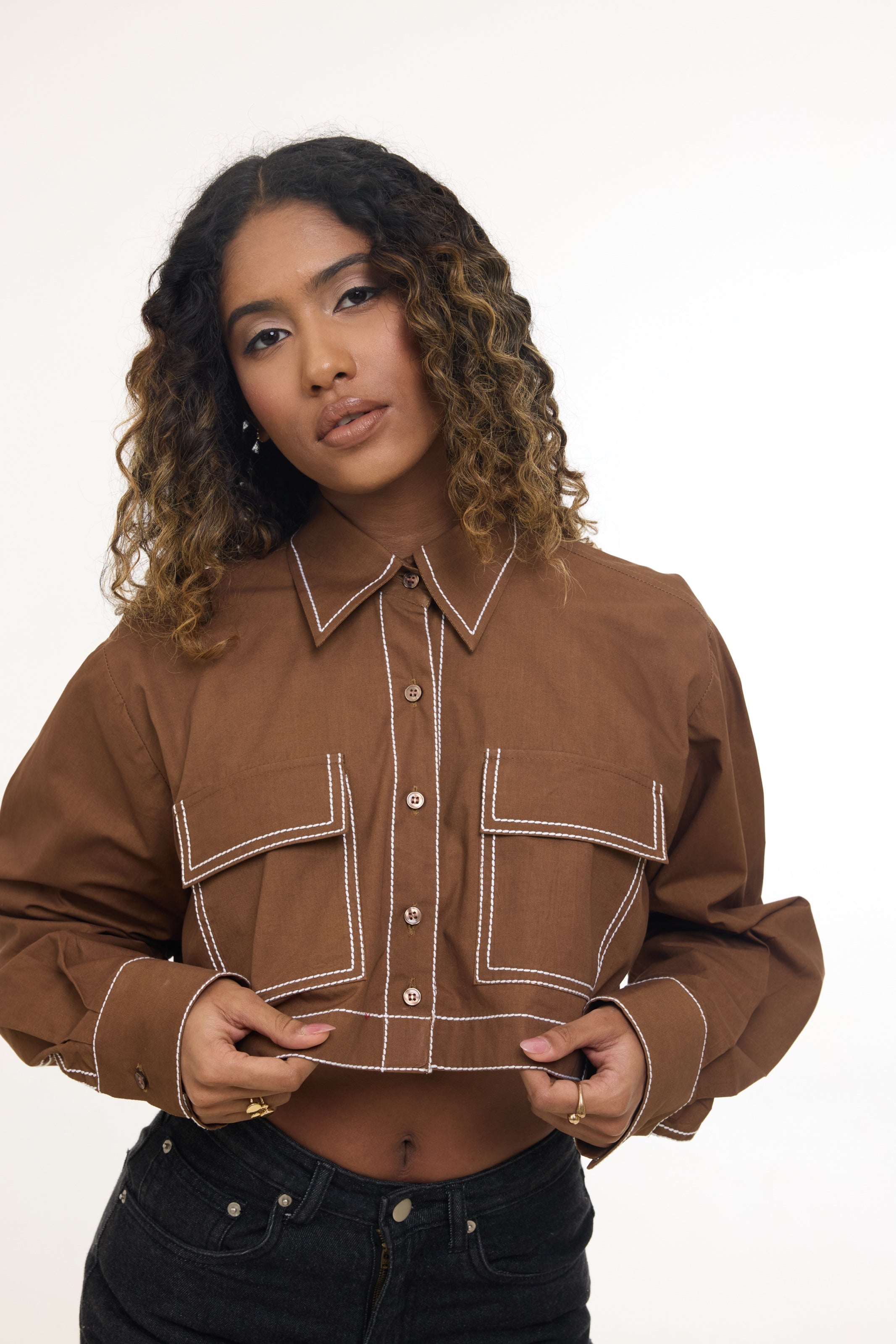Erryn Crop Shirt