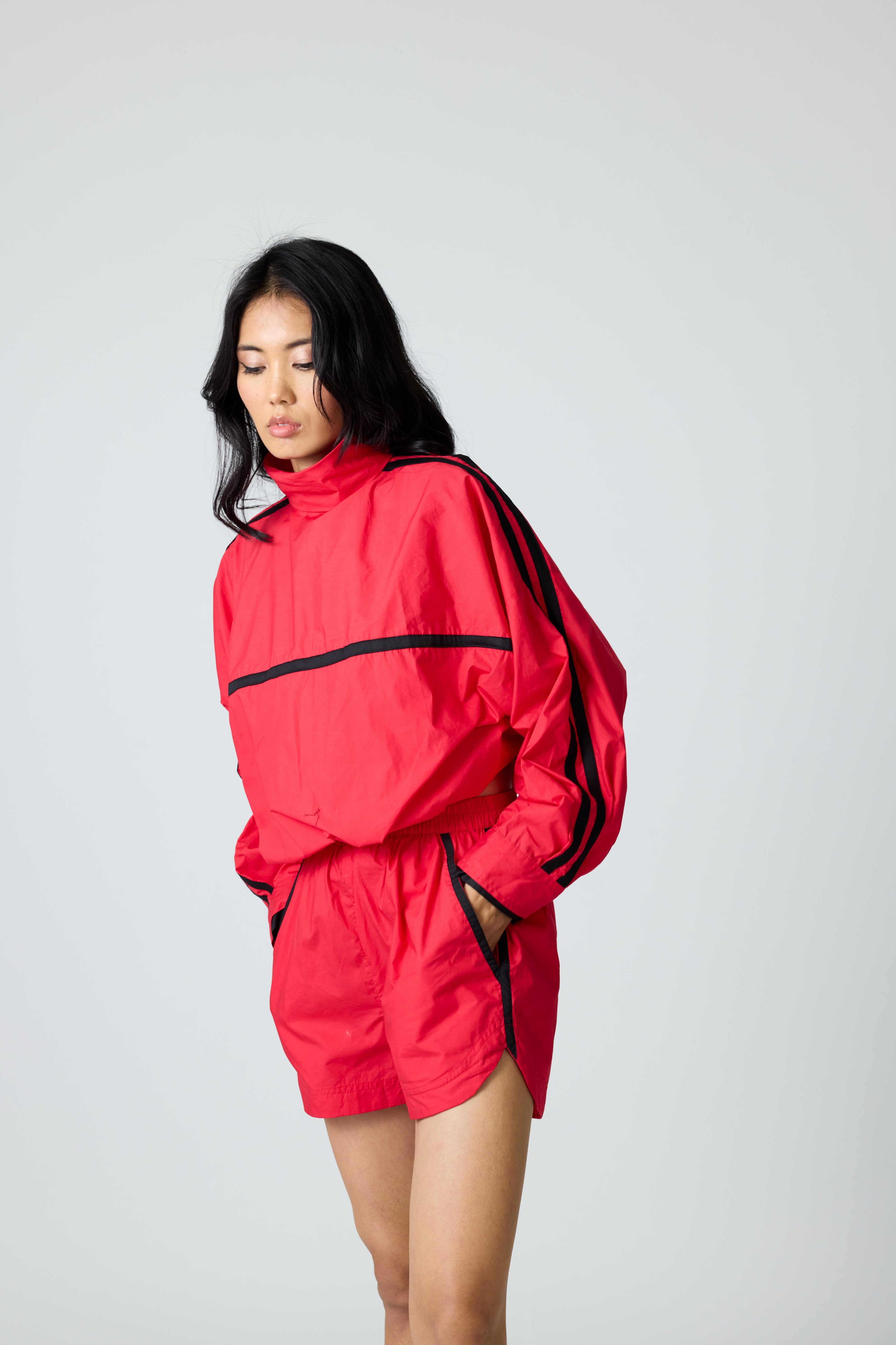 Red Block Shorts