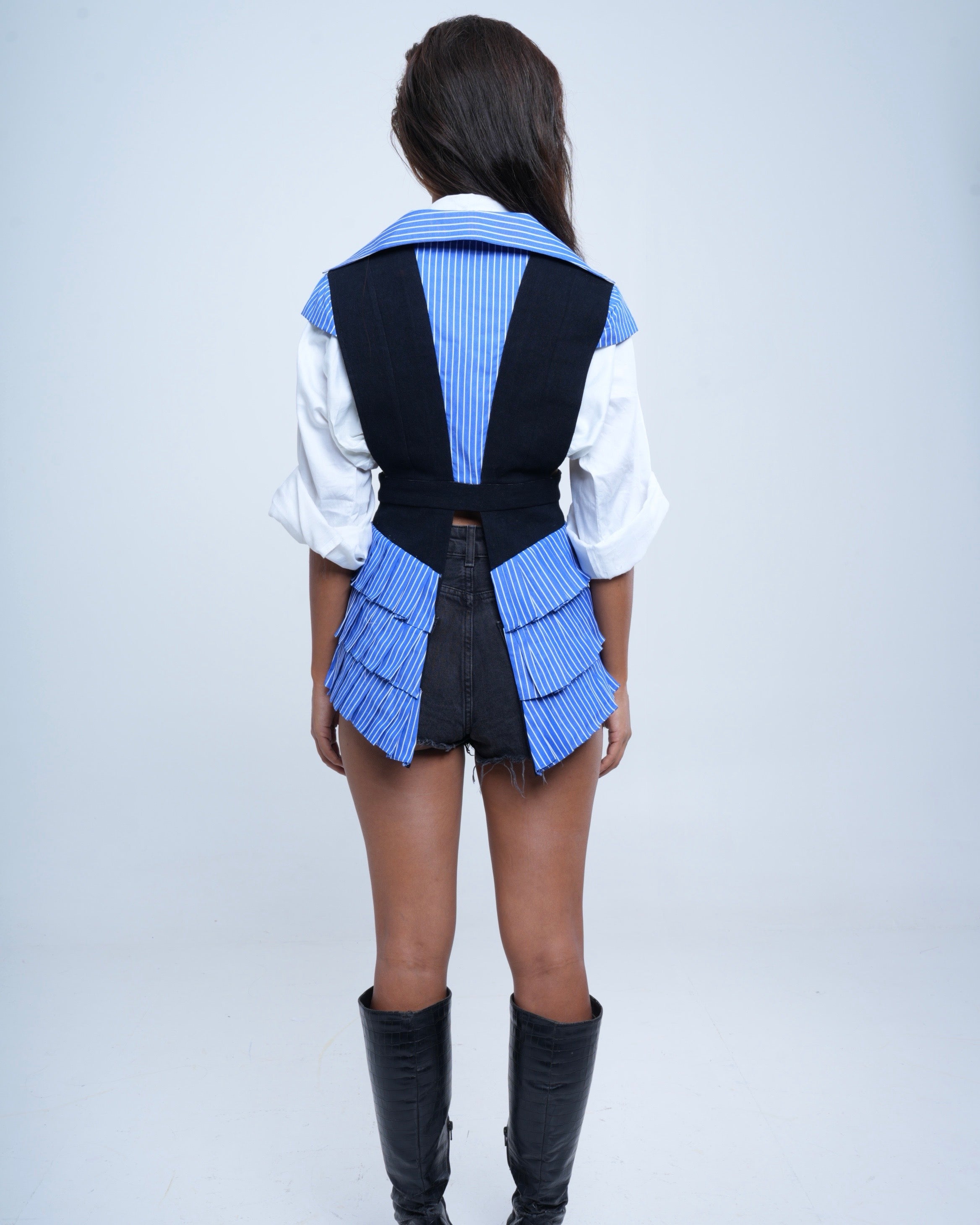 Pinstripe Vest