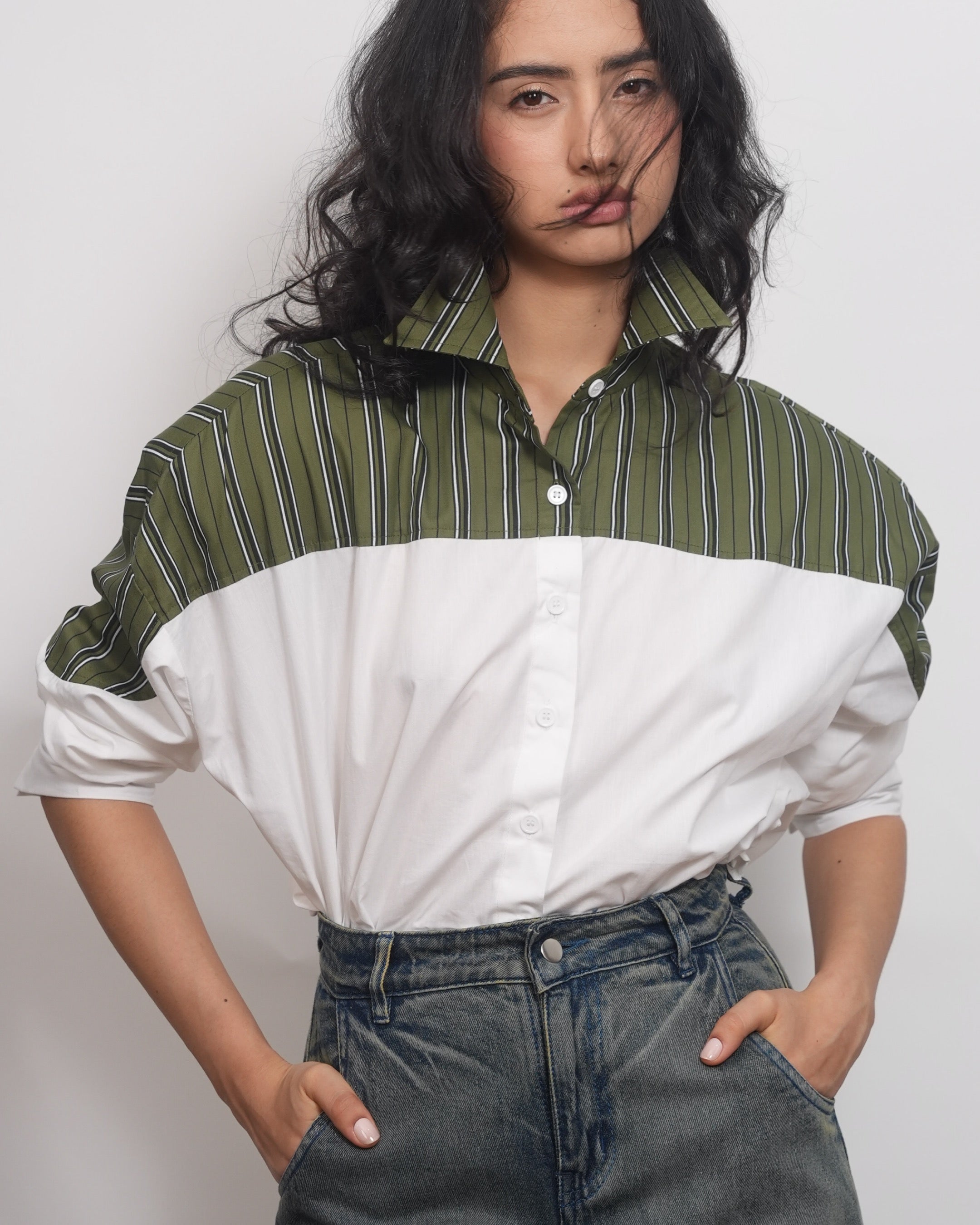 Colour Block Shirt
