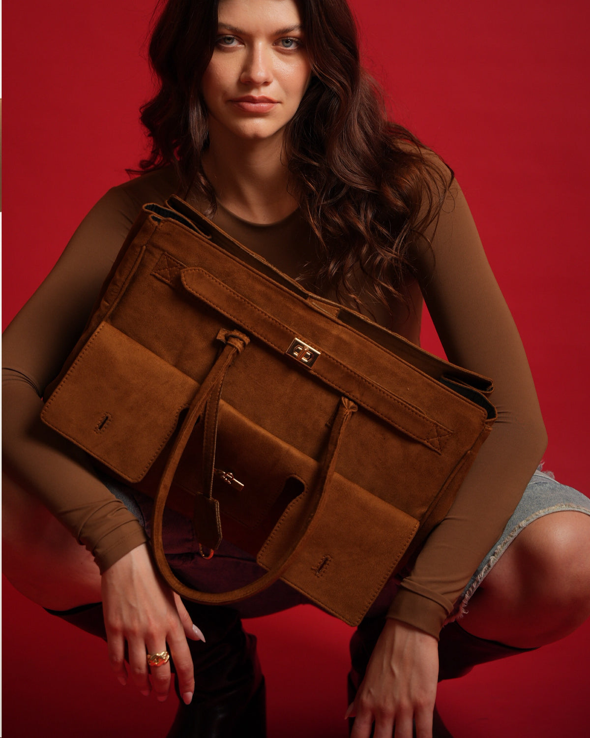 Buy Handbags for Women Online, Dark Jute Duffle Bag & Erryn Shoulder ...