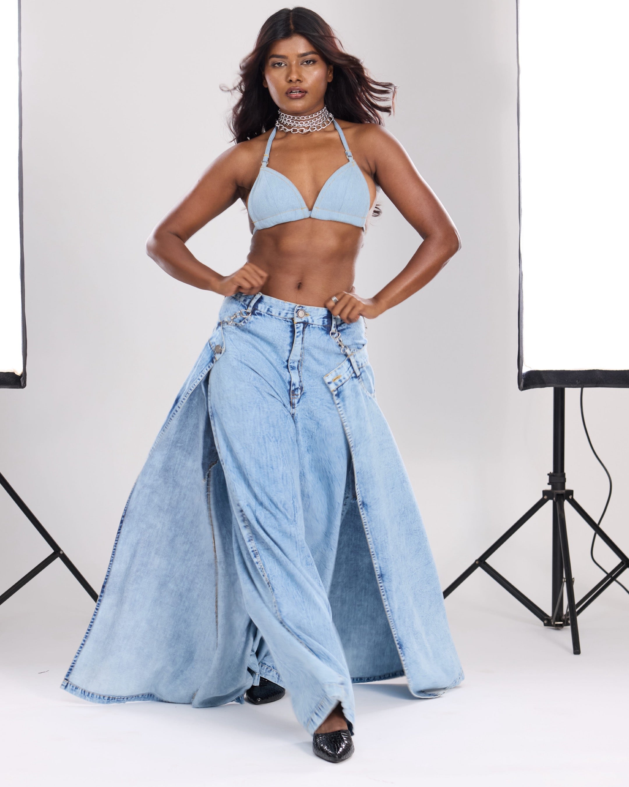 Midi skirt Denim