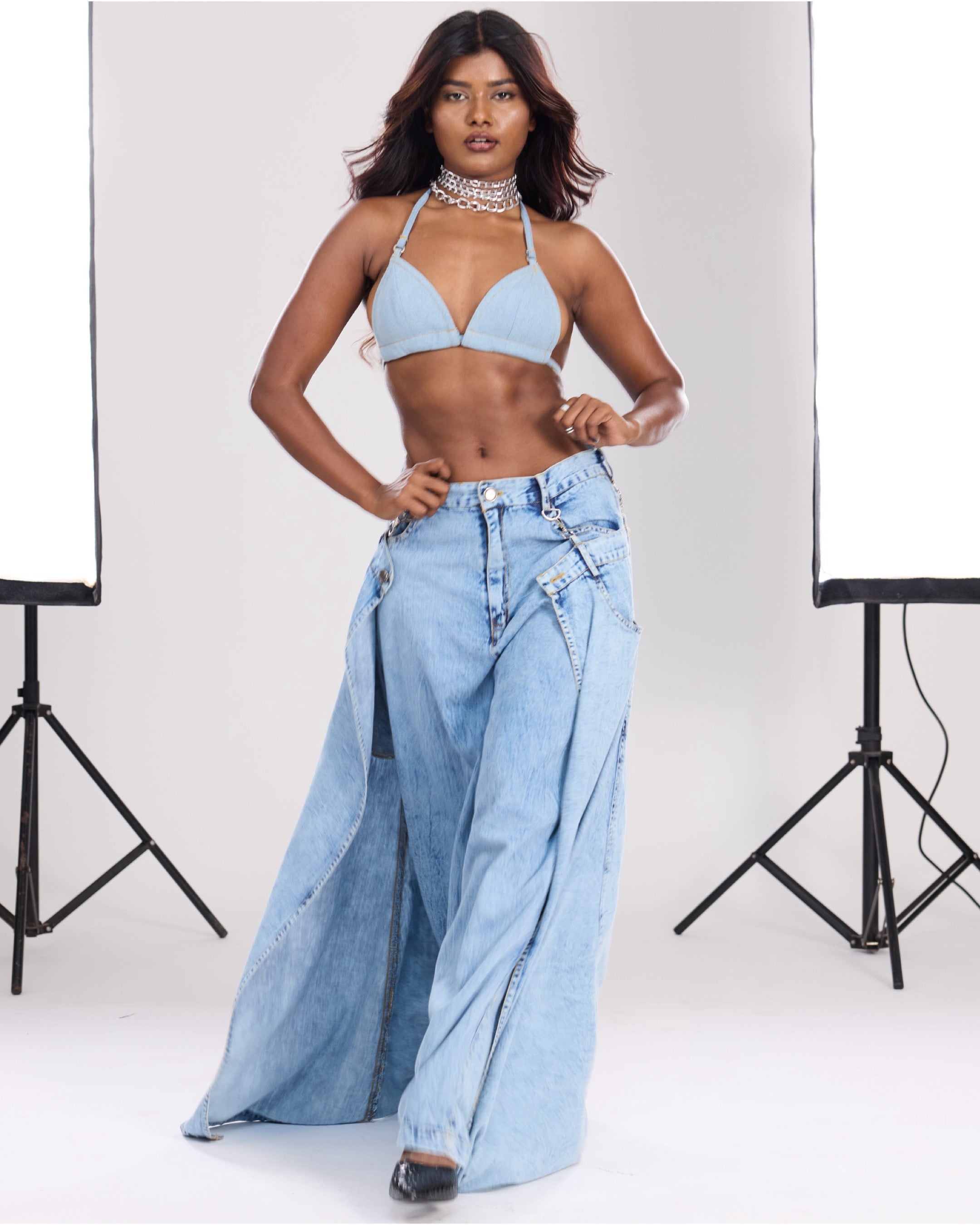 Midi skirt Denim