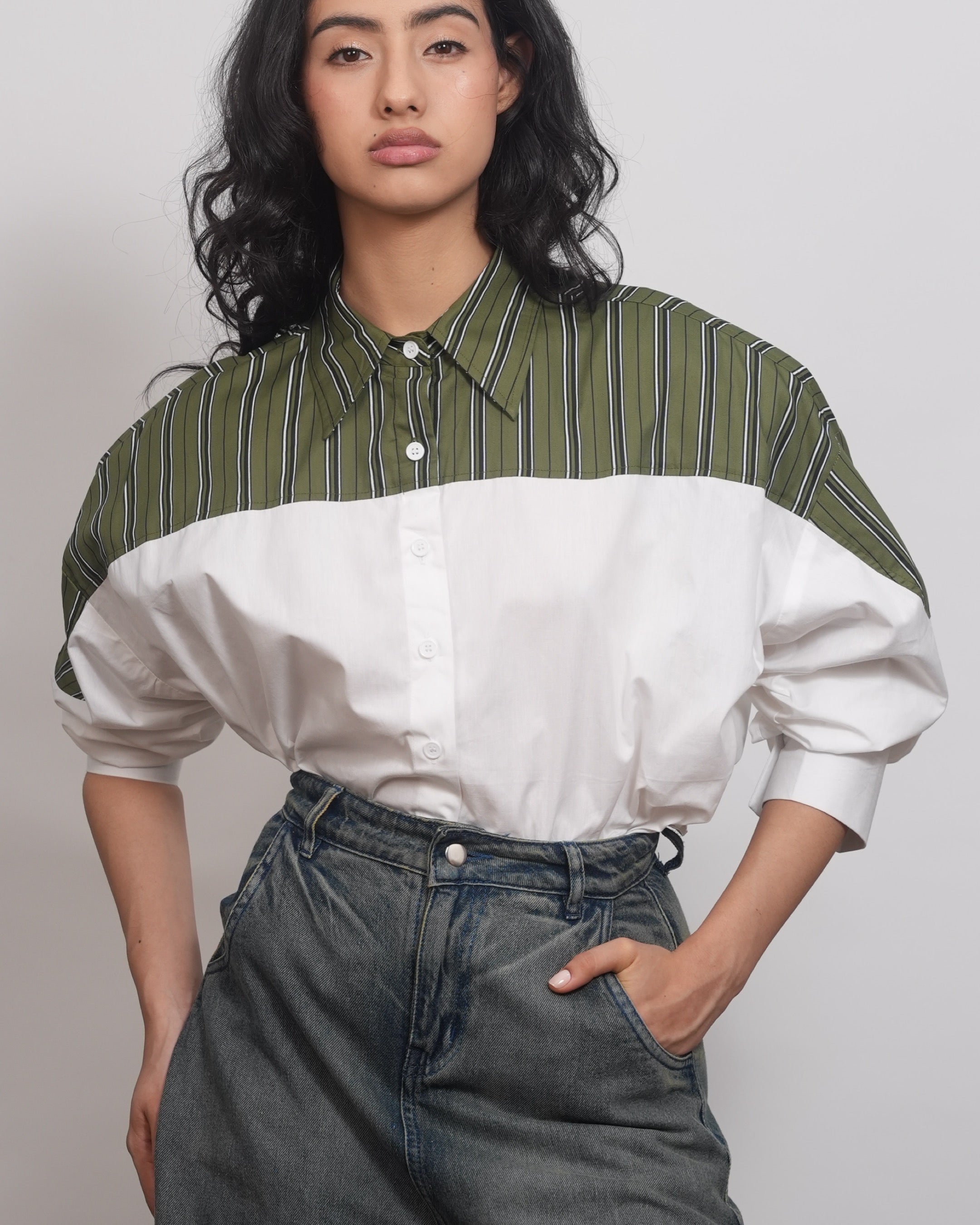 Colour Block Shirt