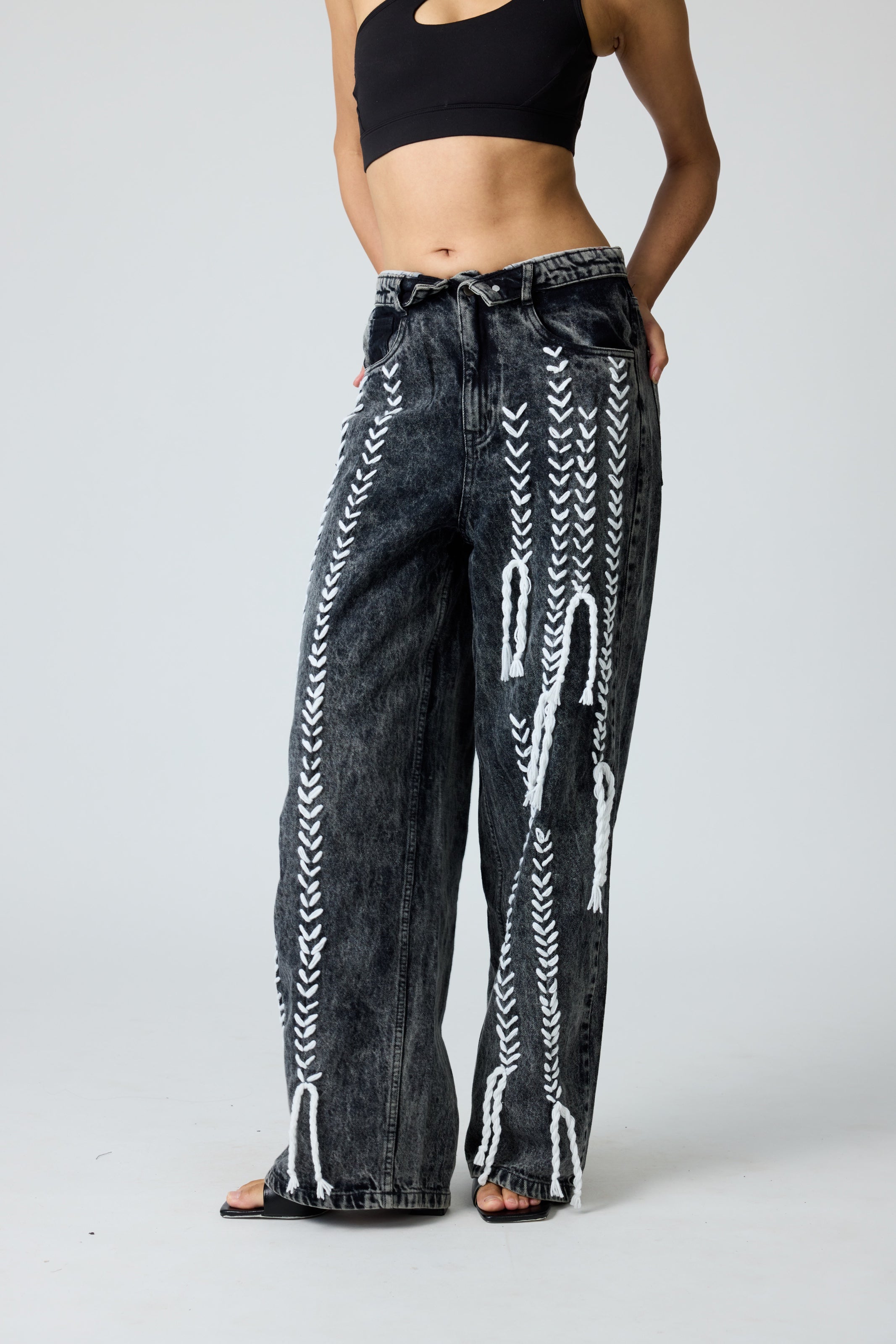 Embroidered Denim