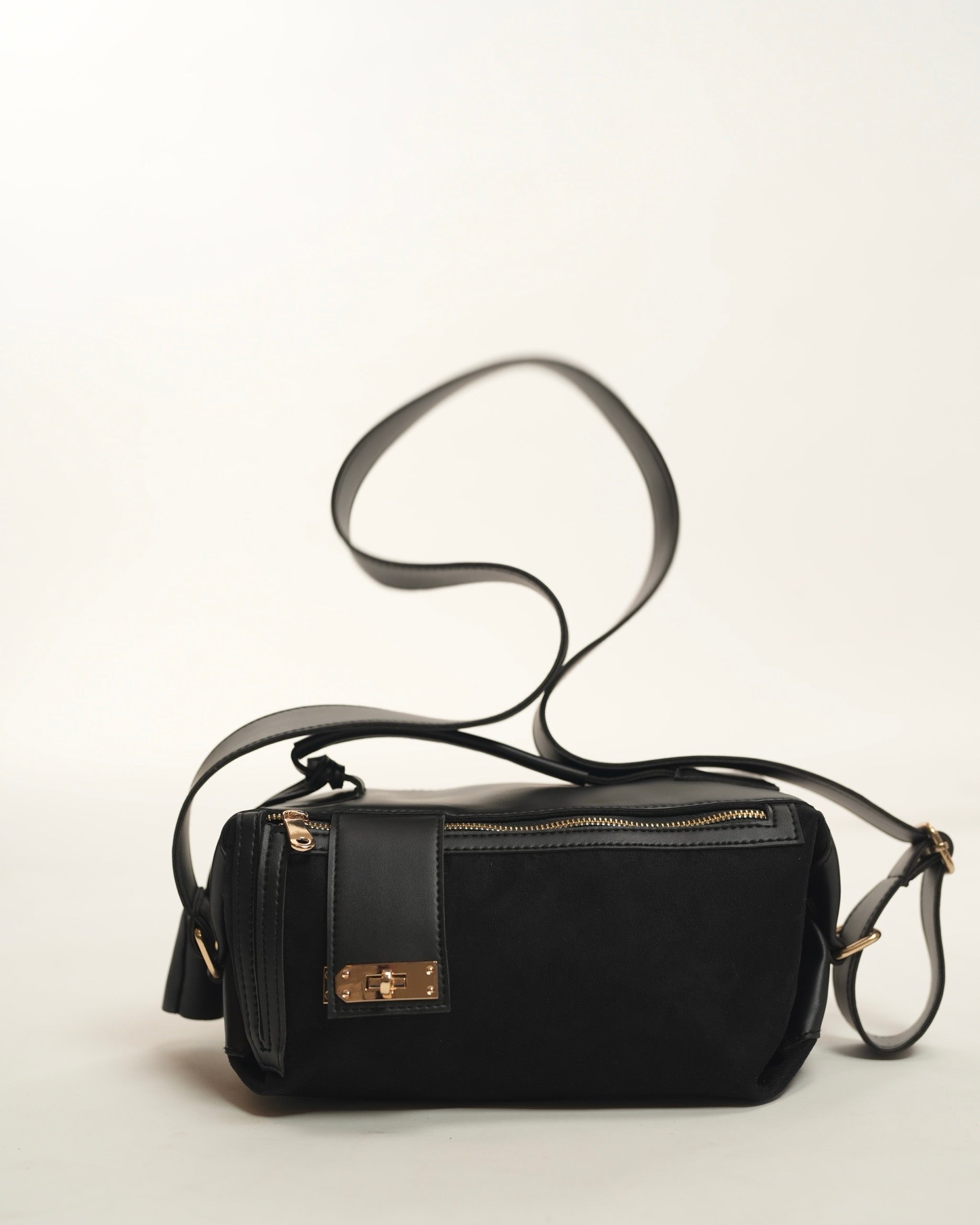 Two-Tone Box Handbag