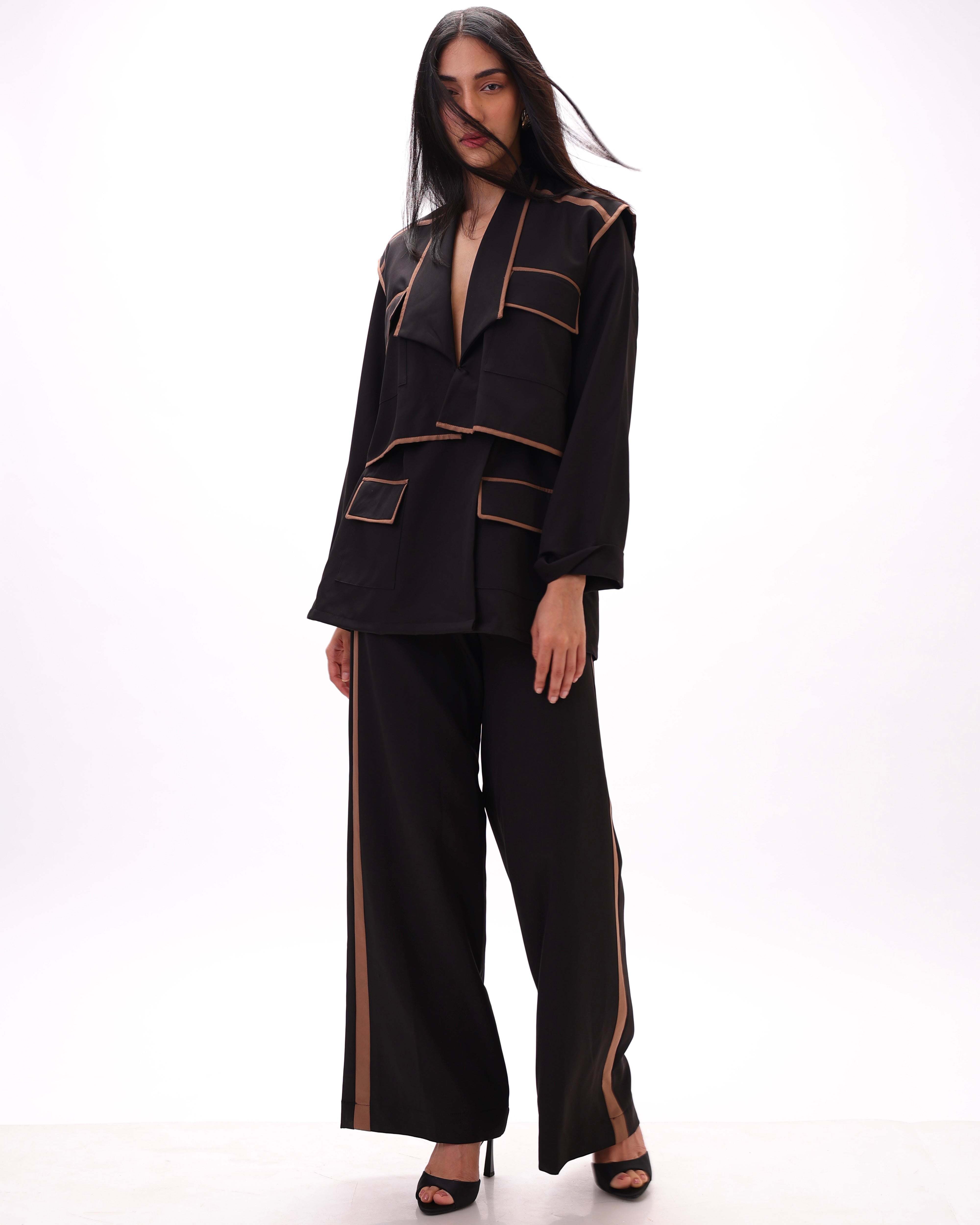 Black Denice Pant