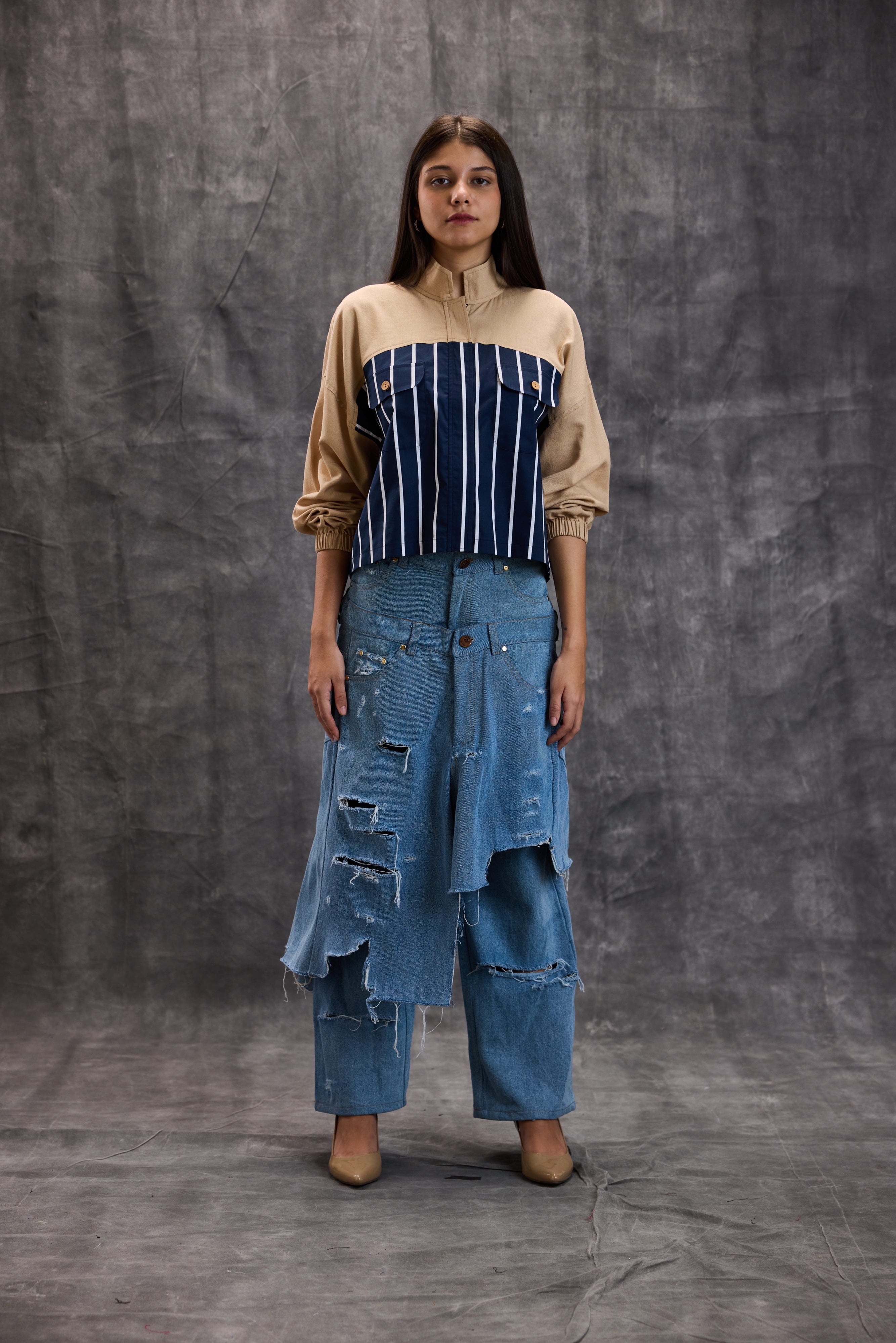 Harbor Stripe Utility Shirt
