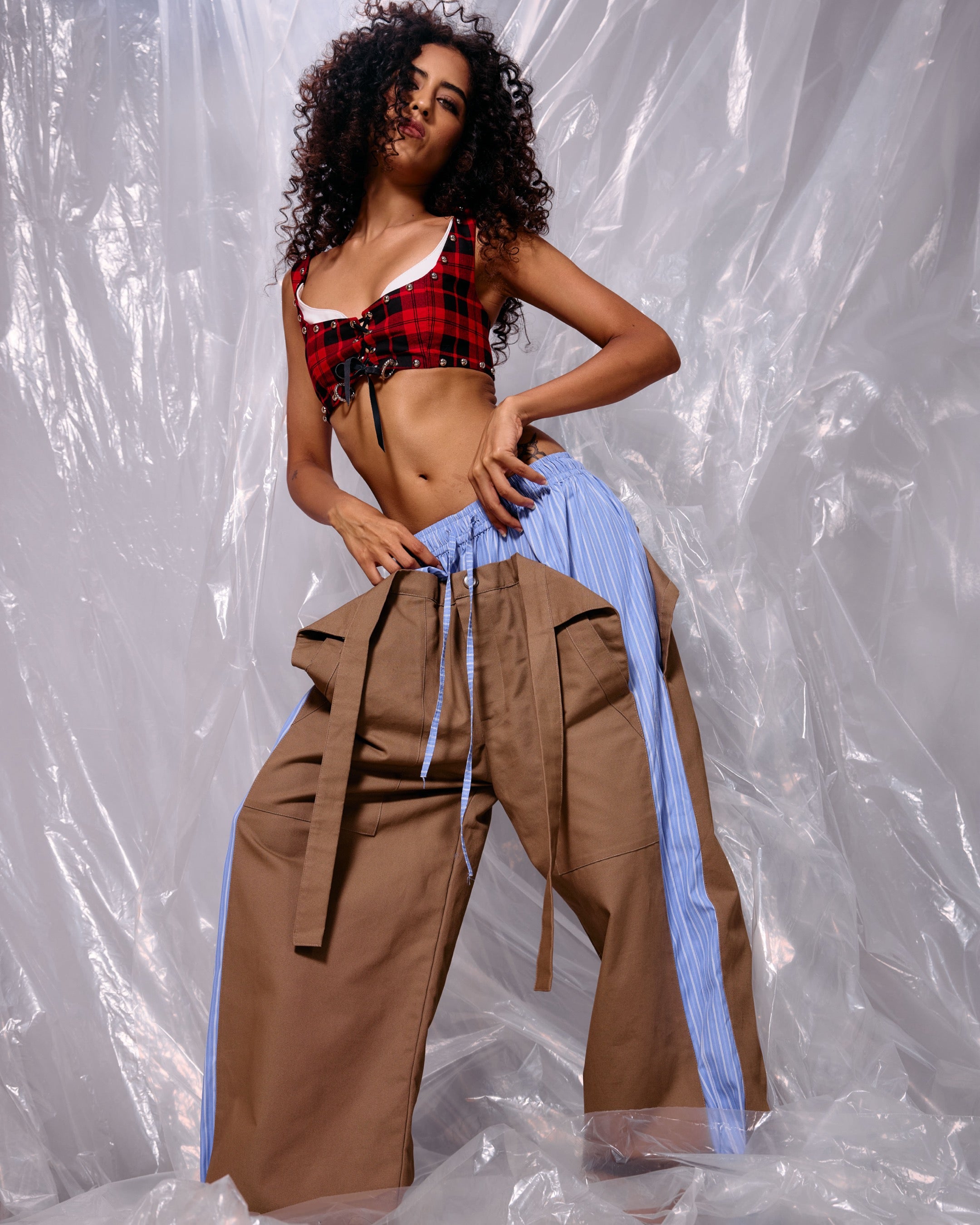 Lea Deconstructed Utility Pants