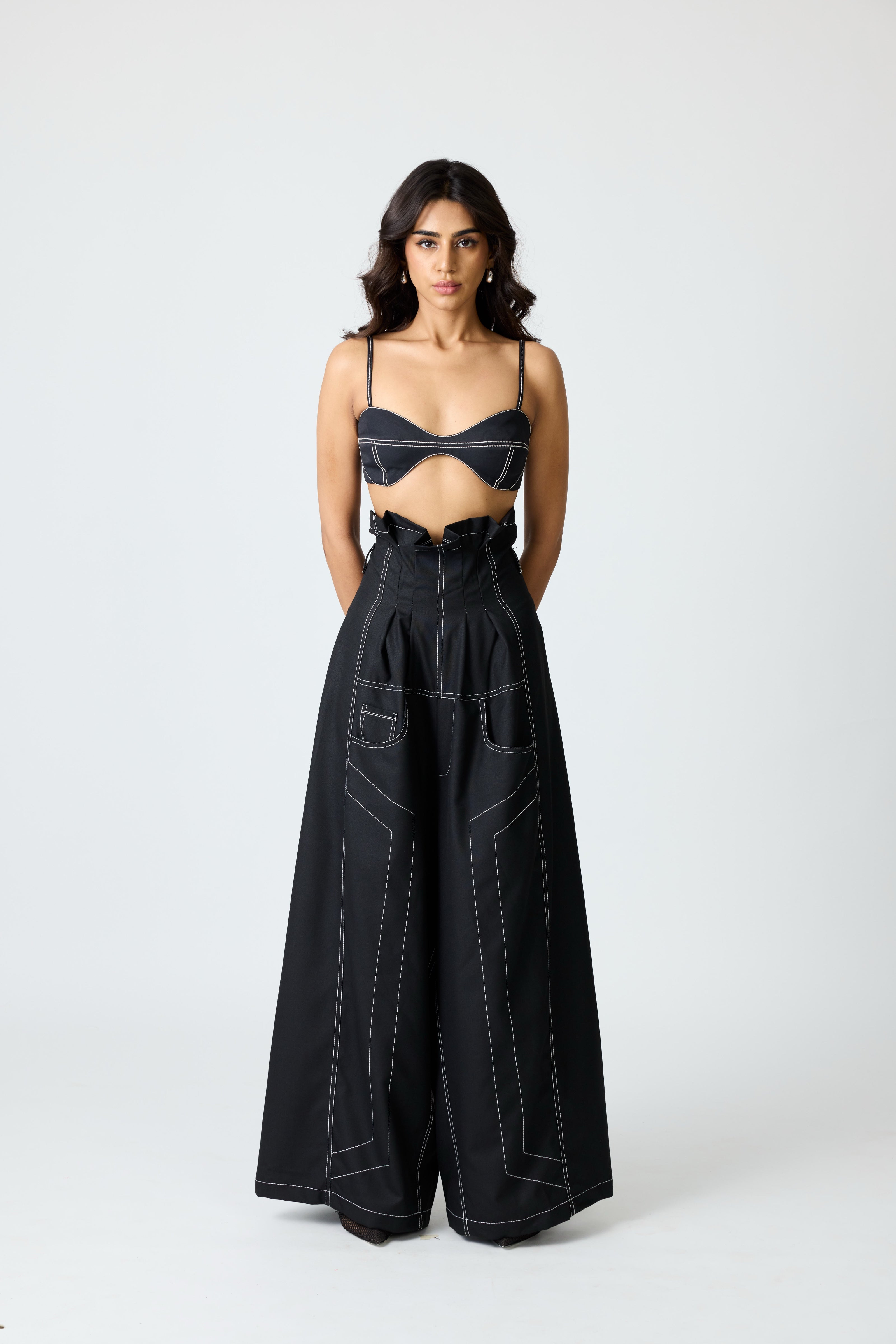 Erryn Black Georgie Corset Denim
