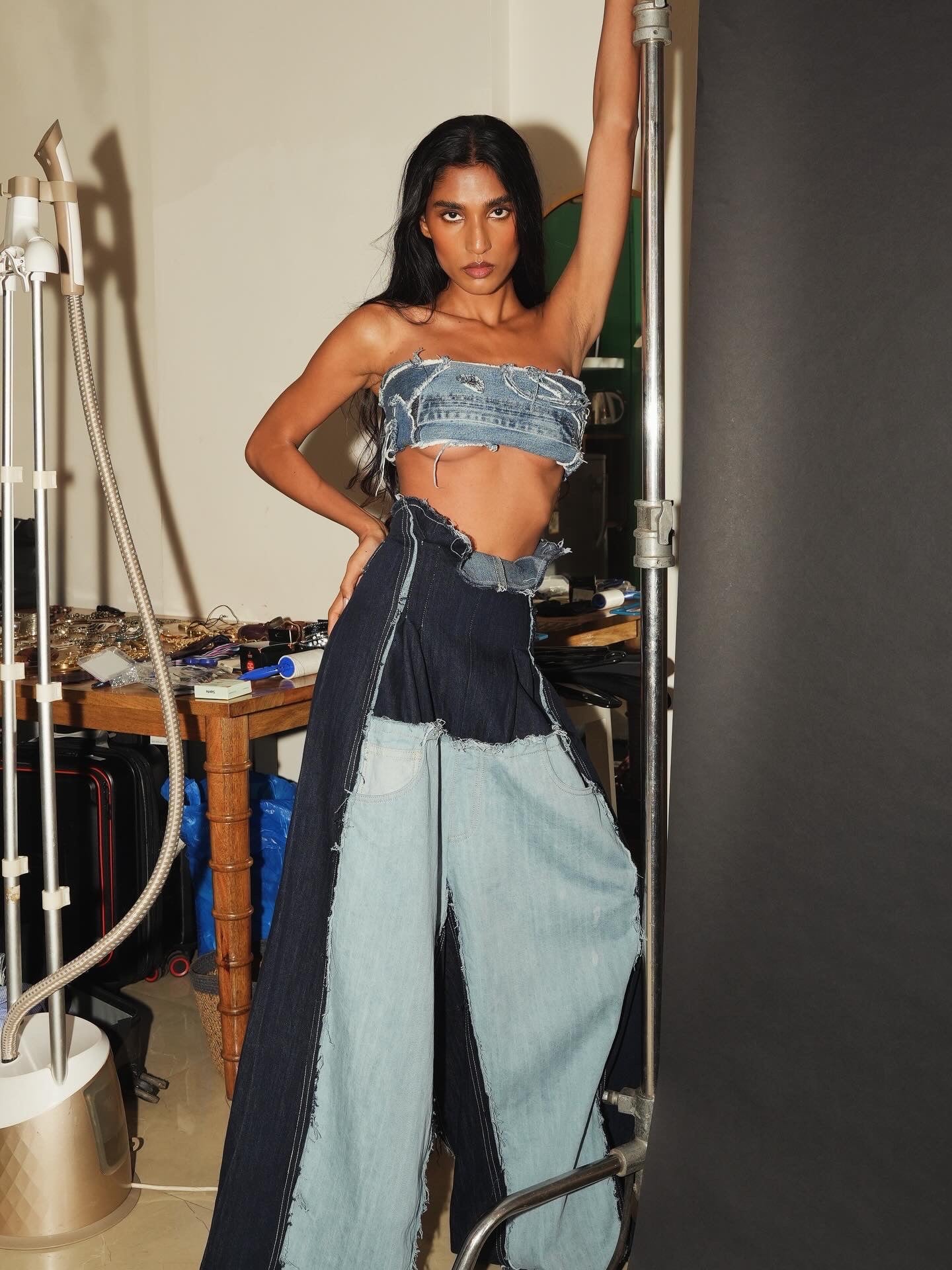 Georgie Corset Denim