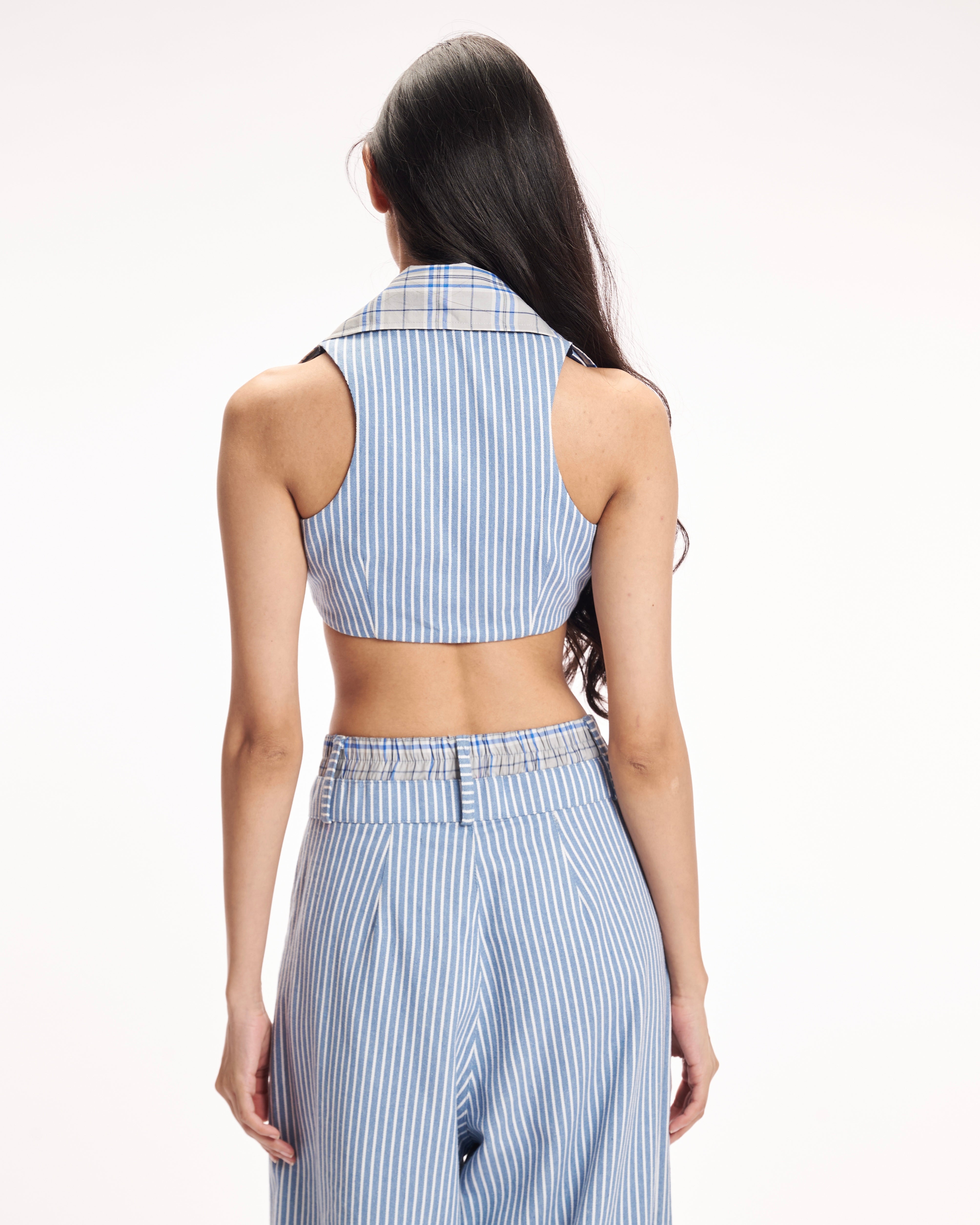 Luna Stripe Halter Top