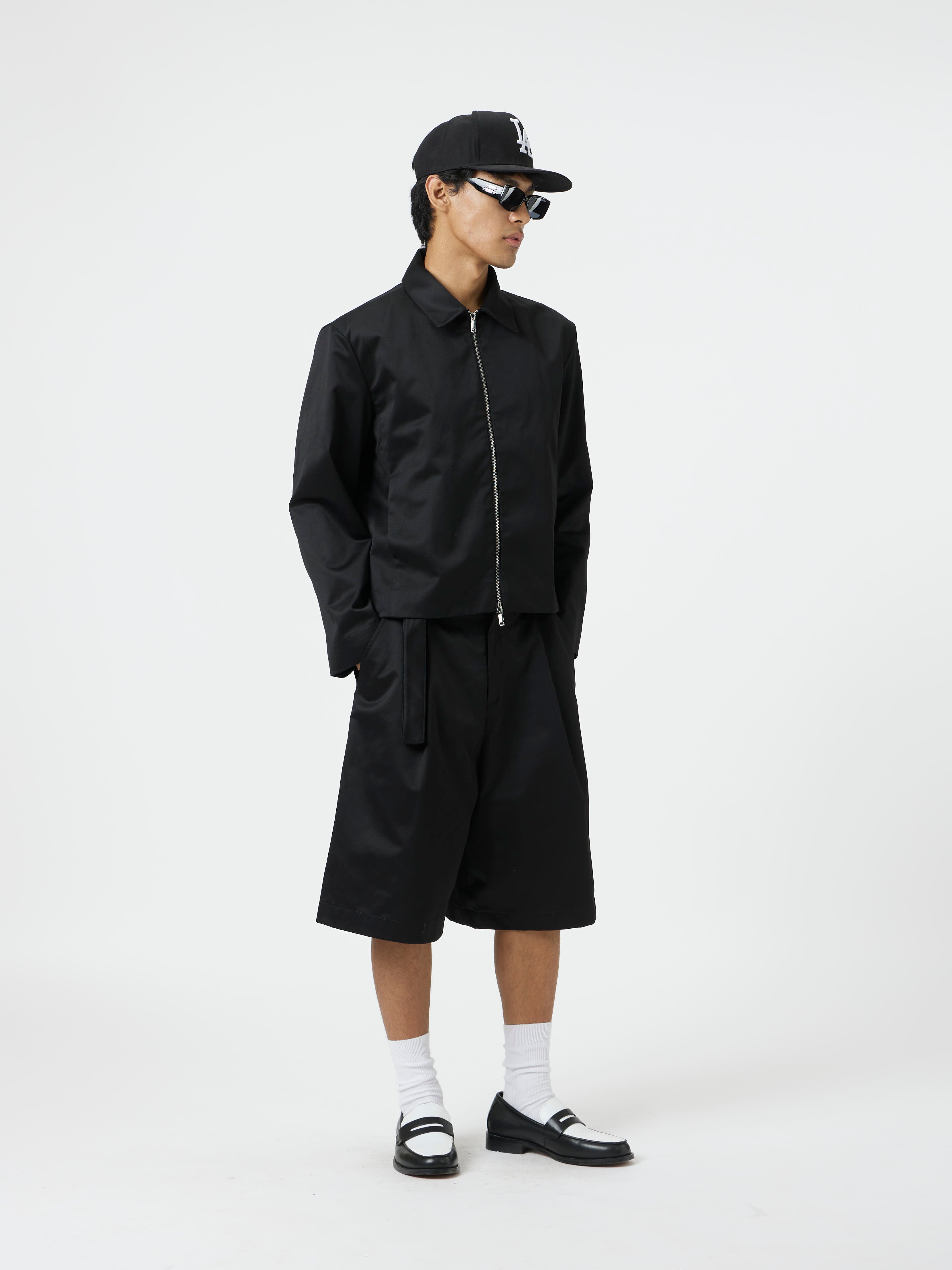 Hifg Waited Black Shorts