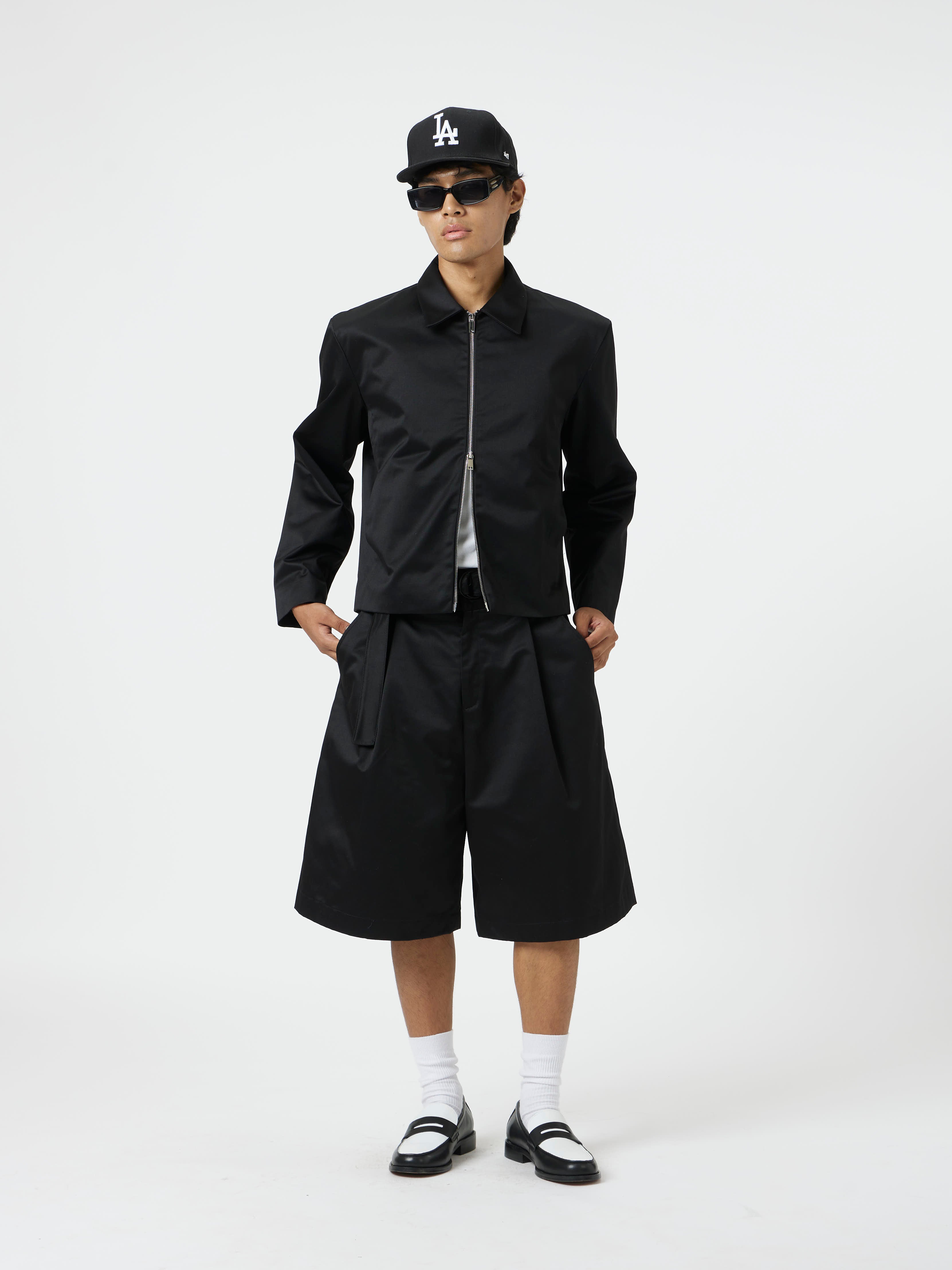 Hifg Waited Black Shorts