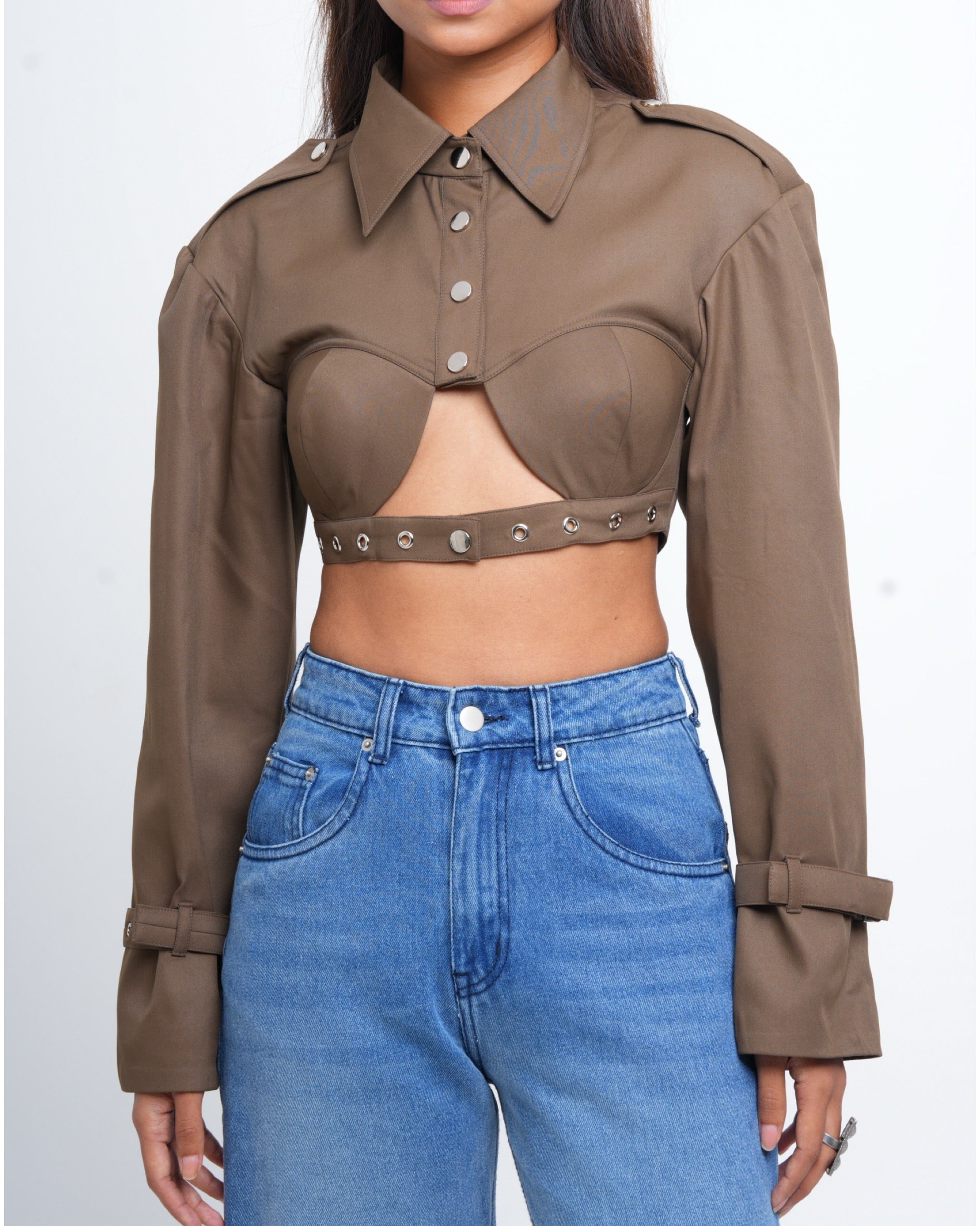 Lydia Crop Shirt