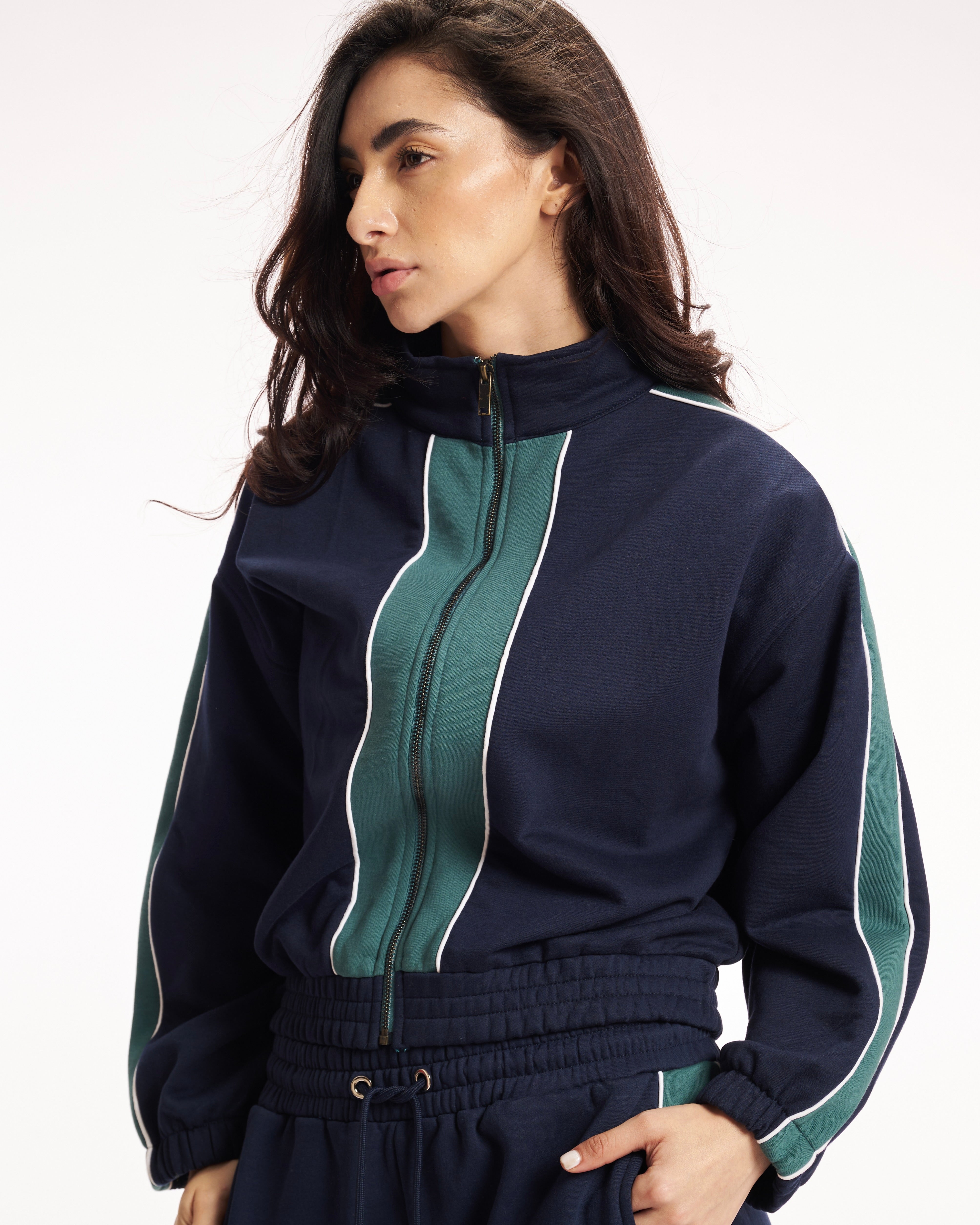 Blue Reign Bomber Jacket