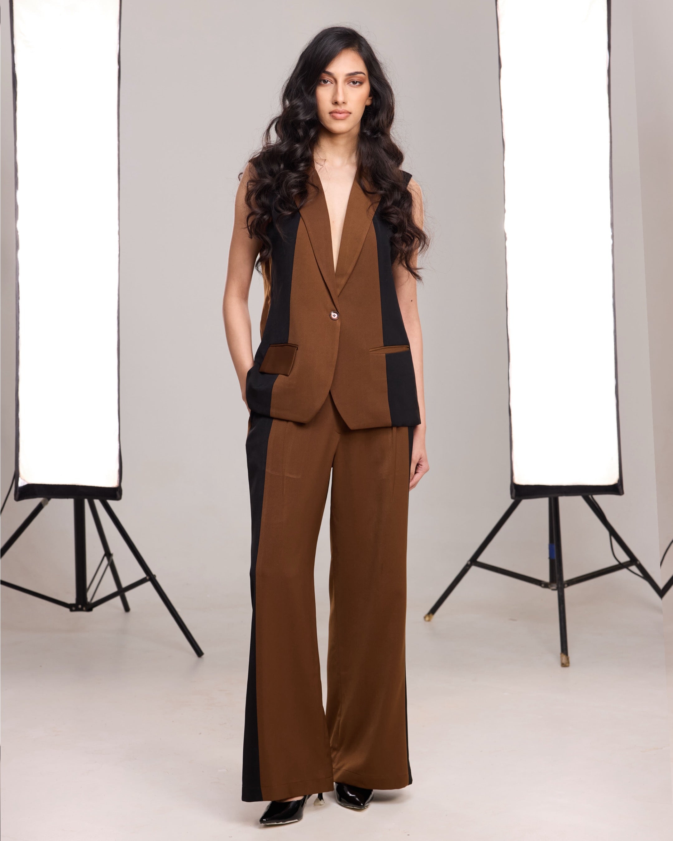 Noir Panel Trousers