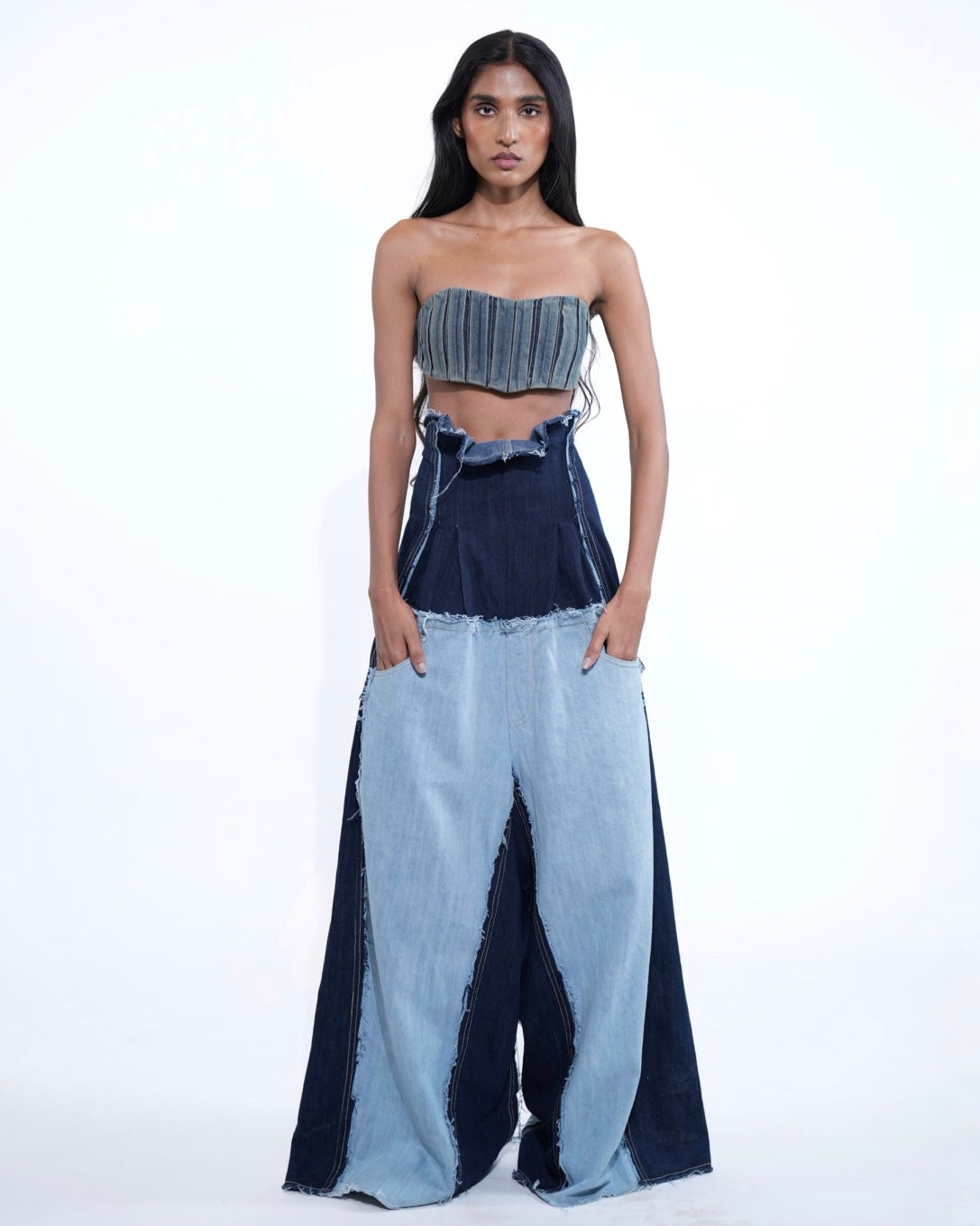 Georgie Corset Denim