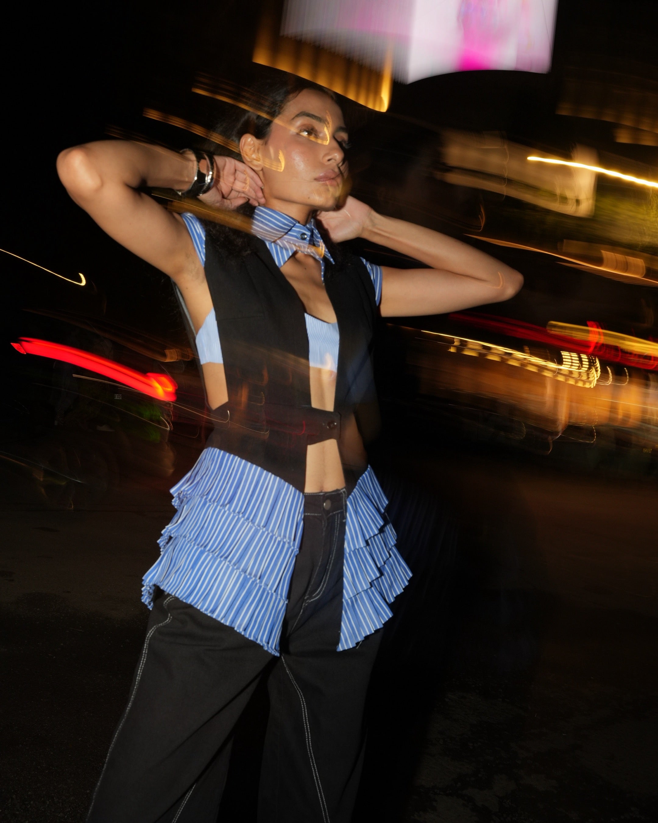 Pinstripe Vest