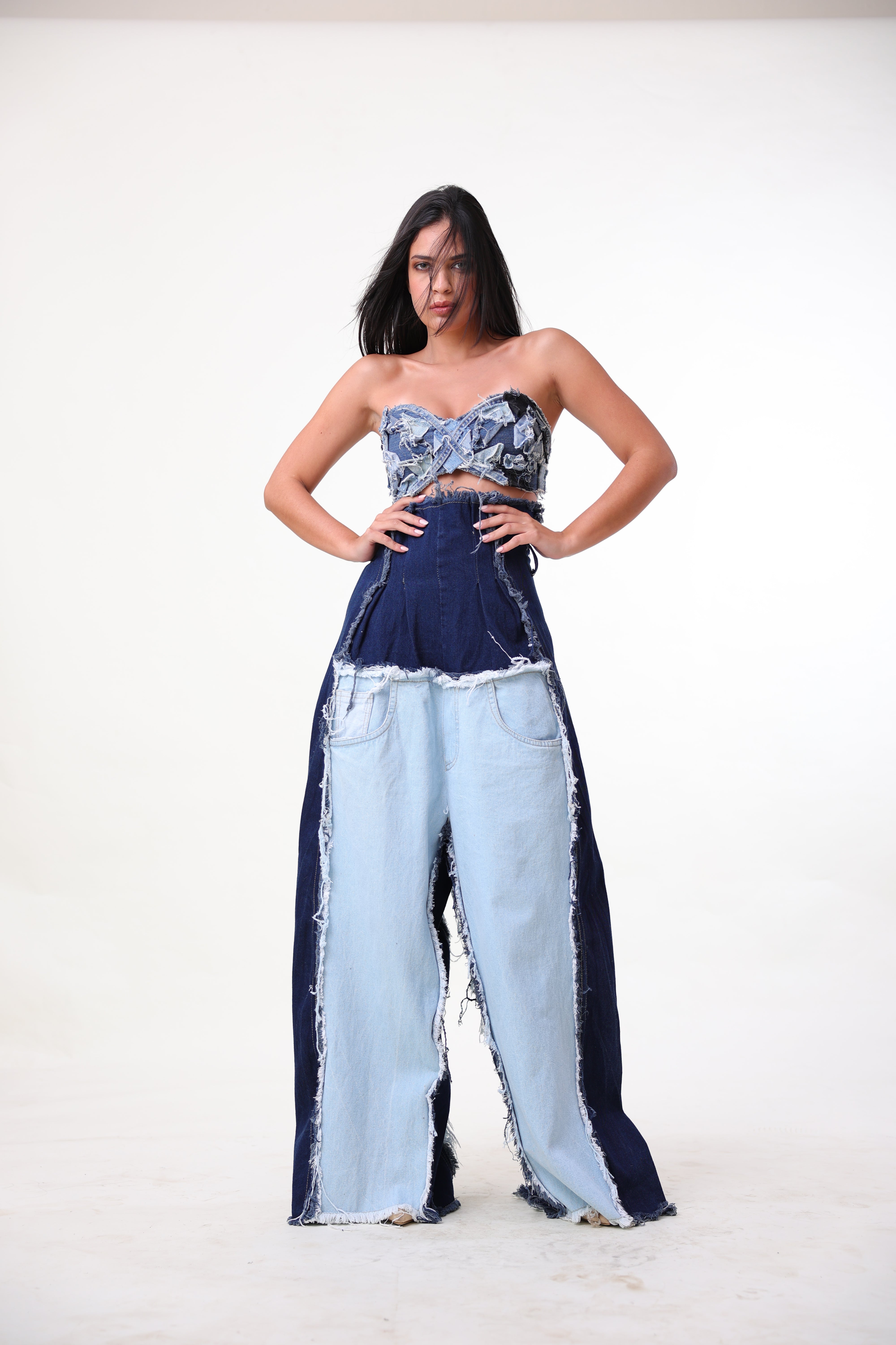 Georgie Corset Denim