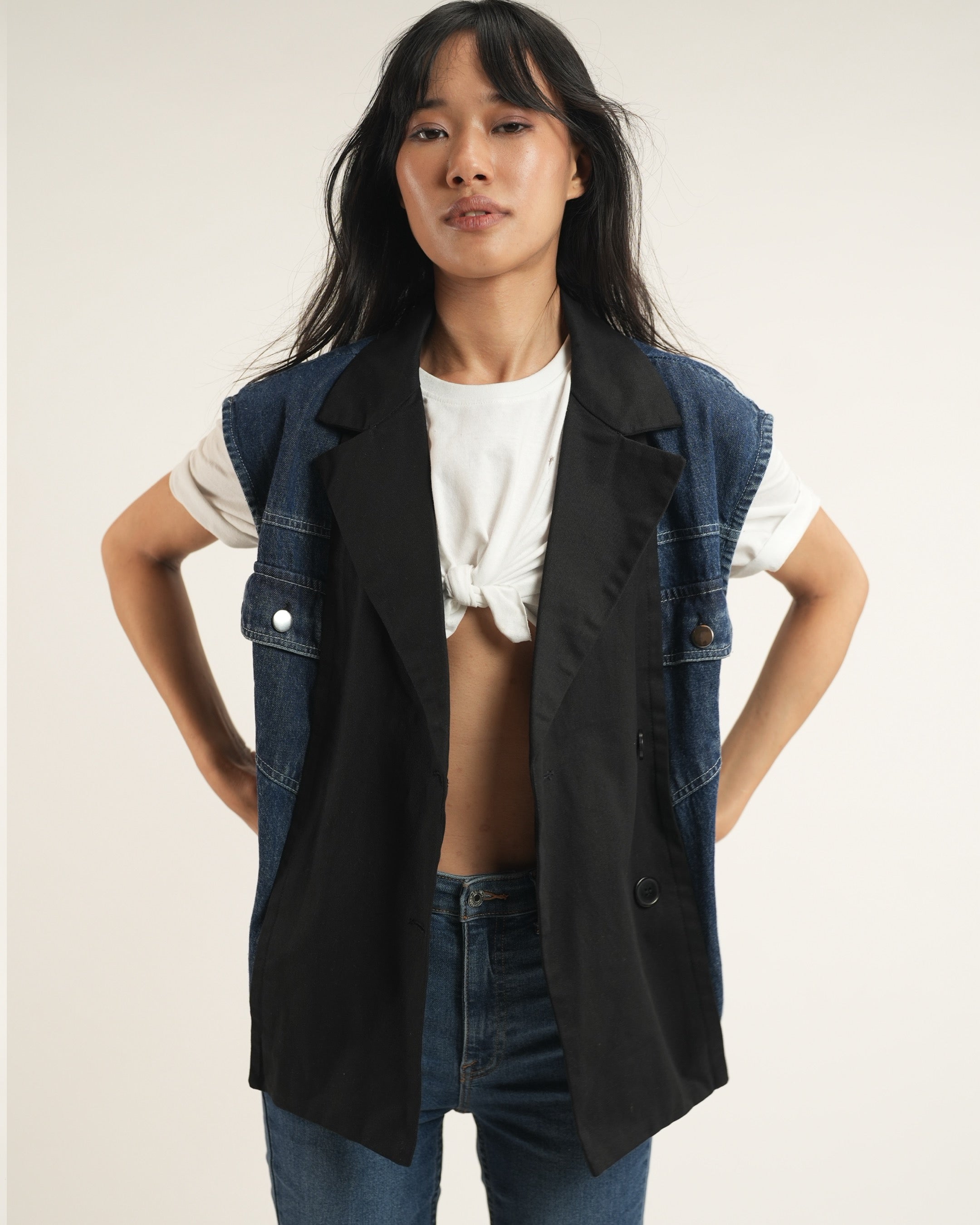 Dual Denim vest