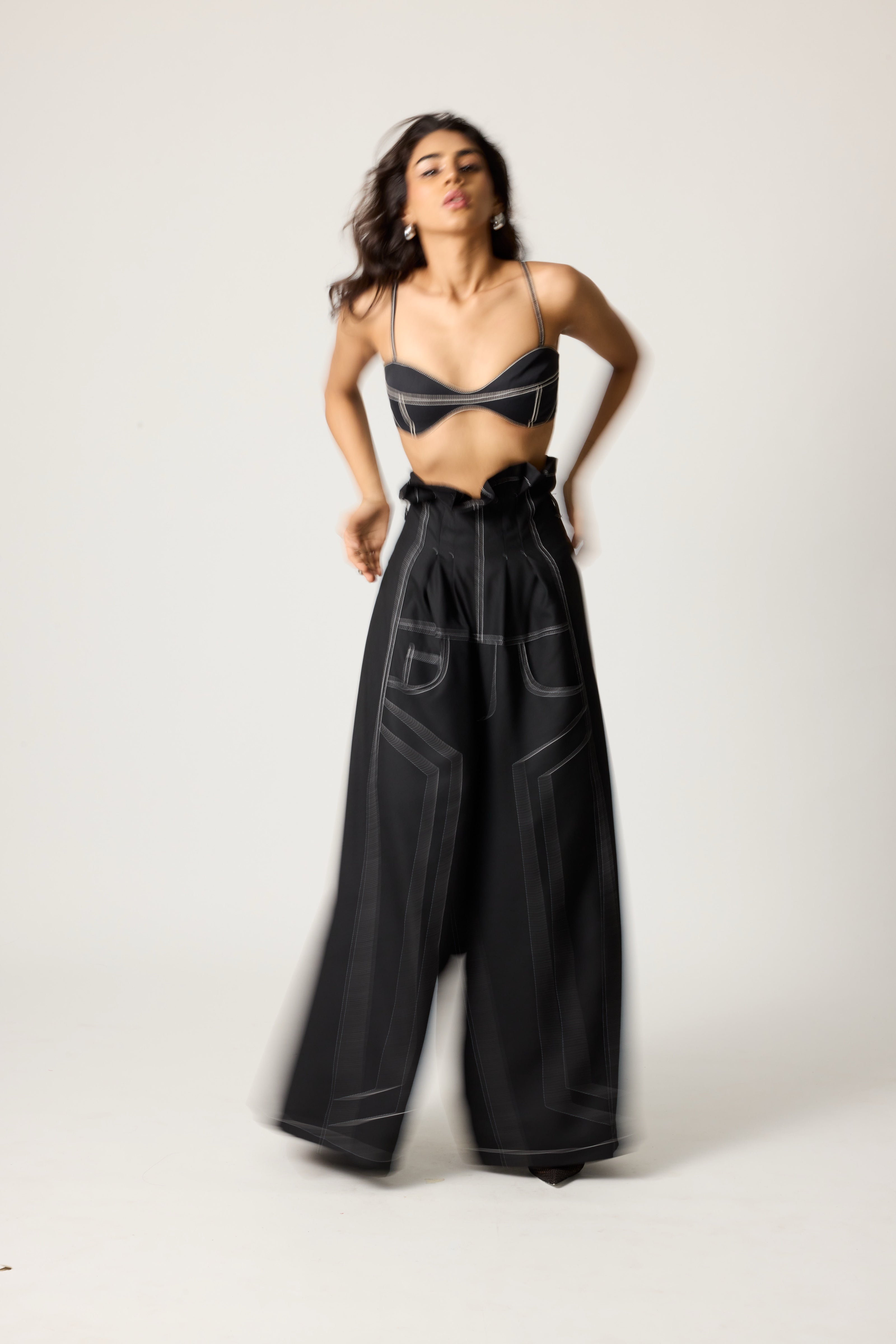 Erryn Black Georgie Corset Denim