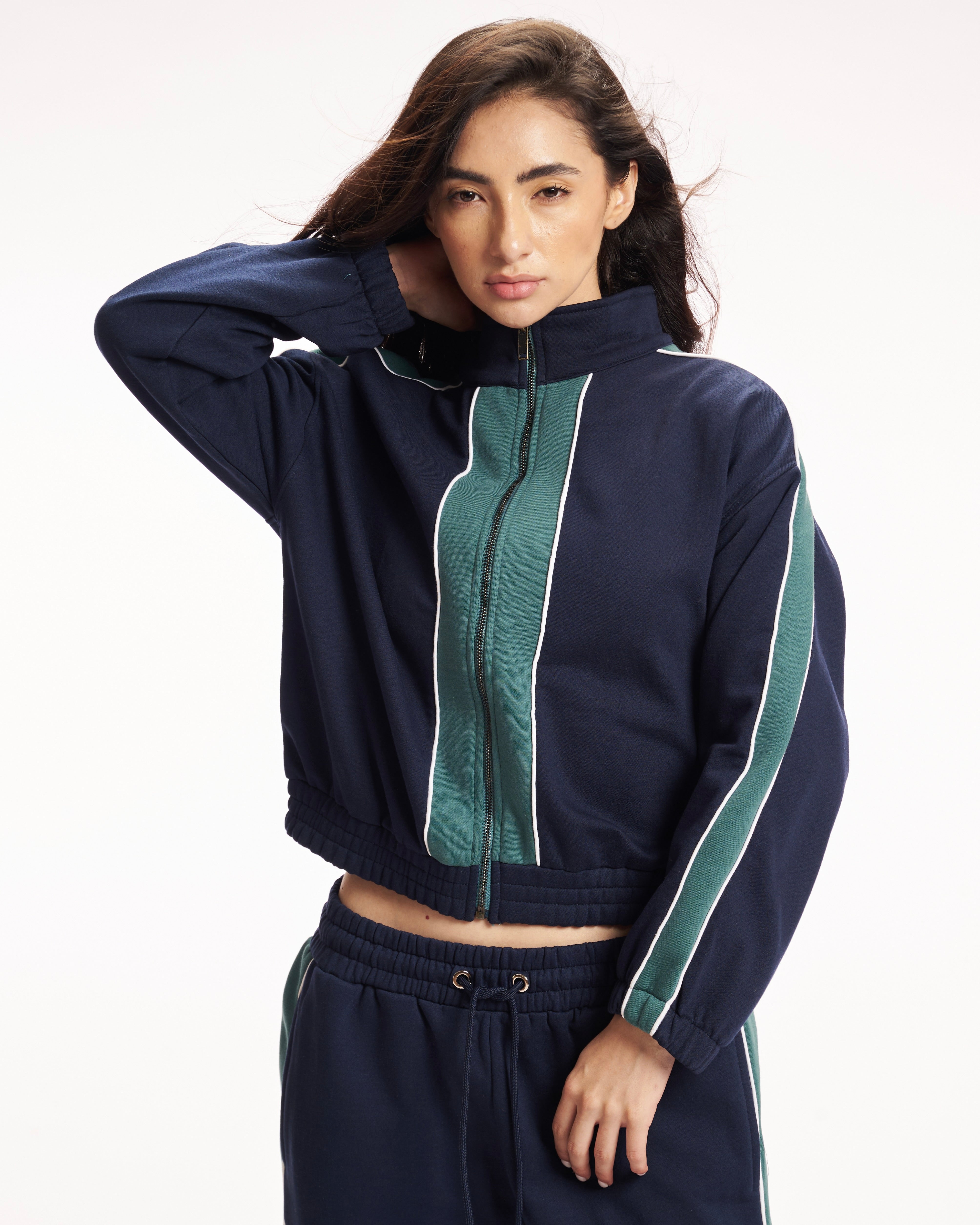 Blue Reign Bomber Jacket