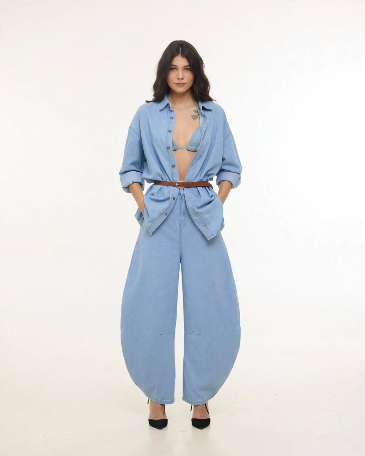 Barrel Cut Denim