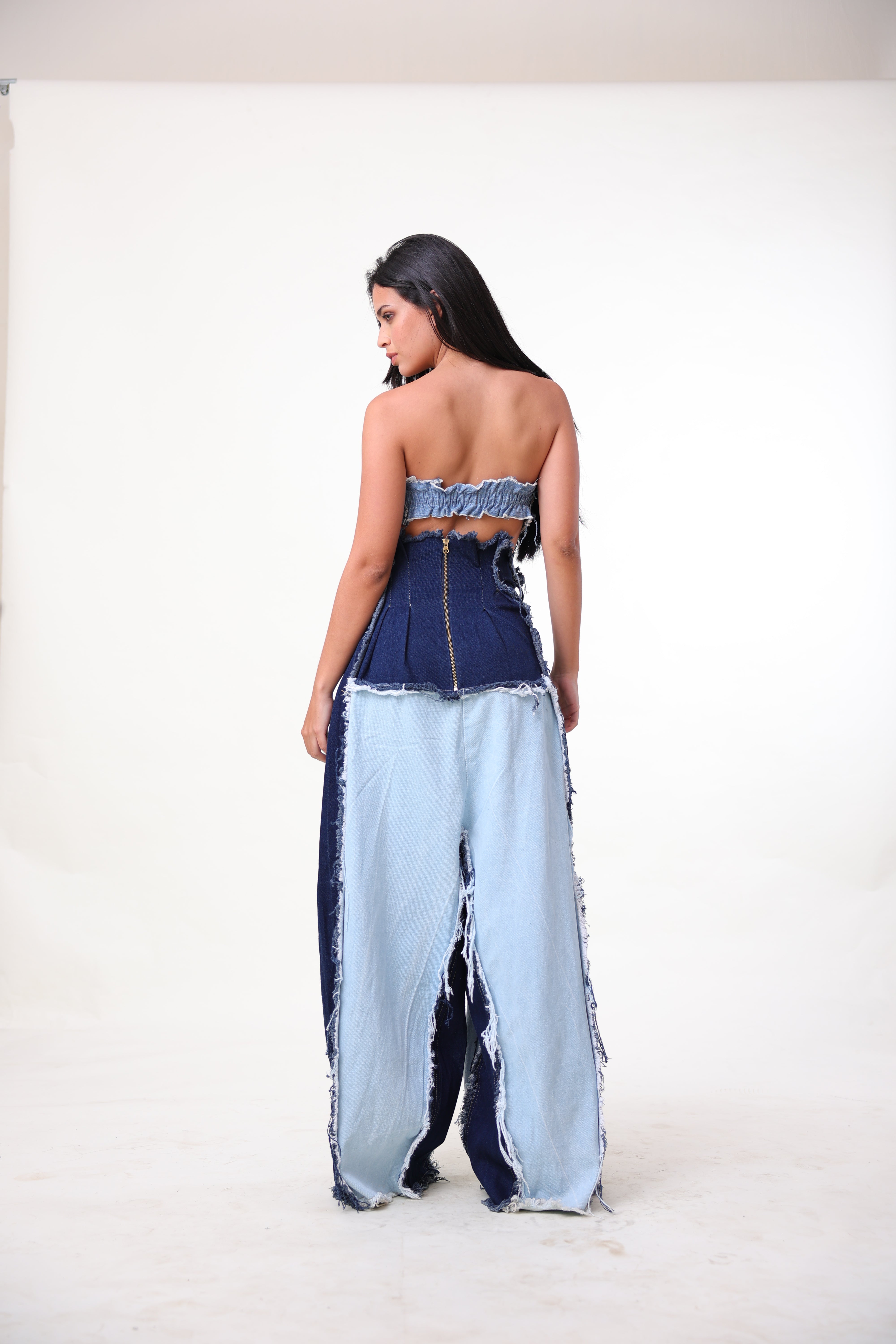 Georgie Corset Denim