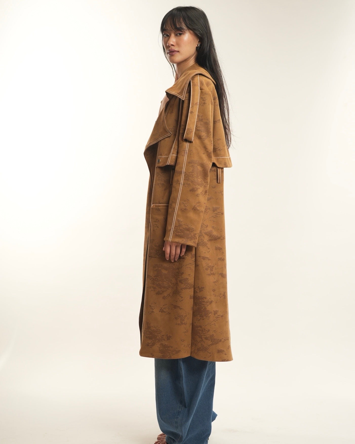 Suede Trenchcoat