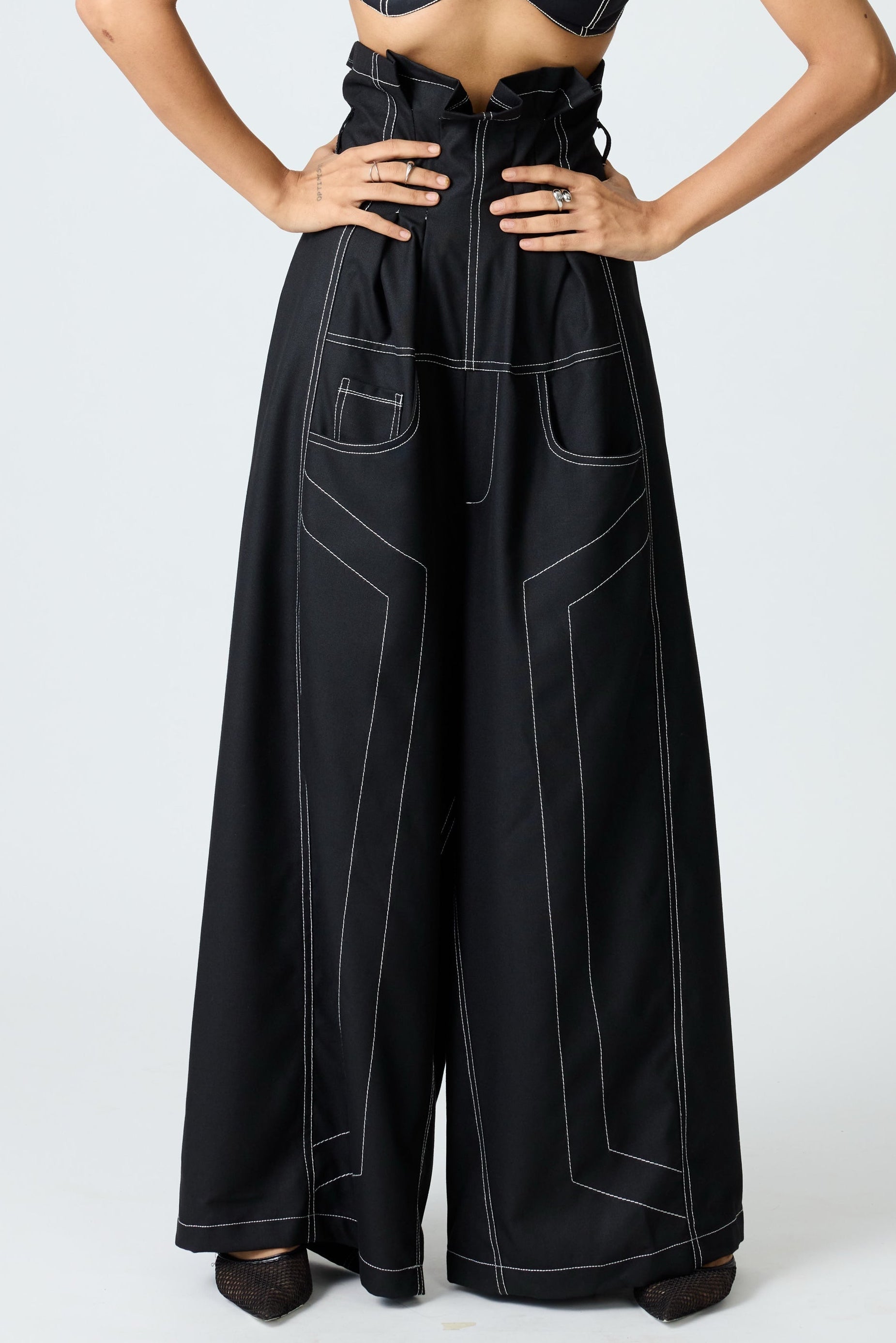 Erryn Black Georgie Corset Denim