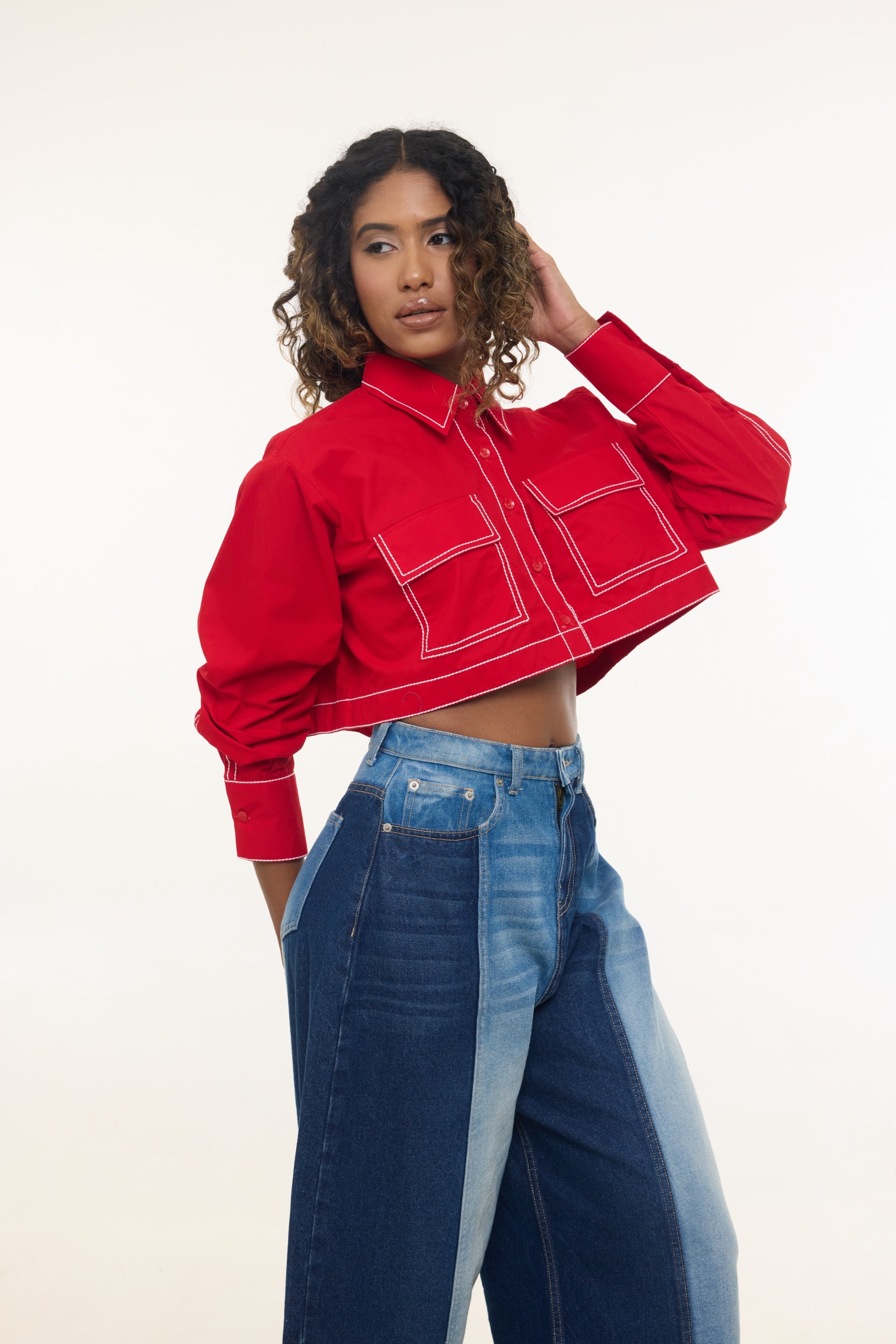 Erryn Crop Shirt
