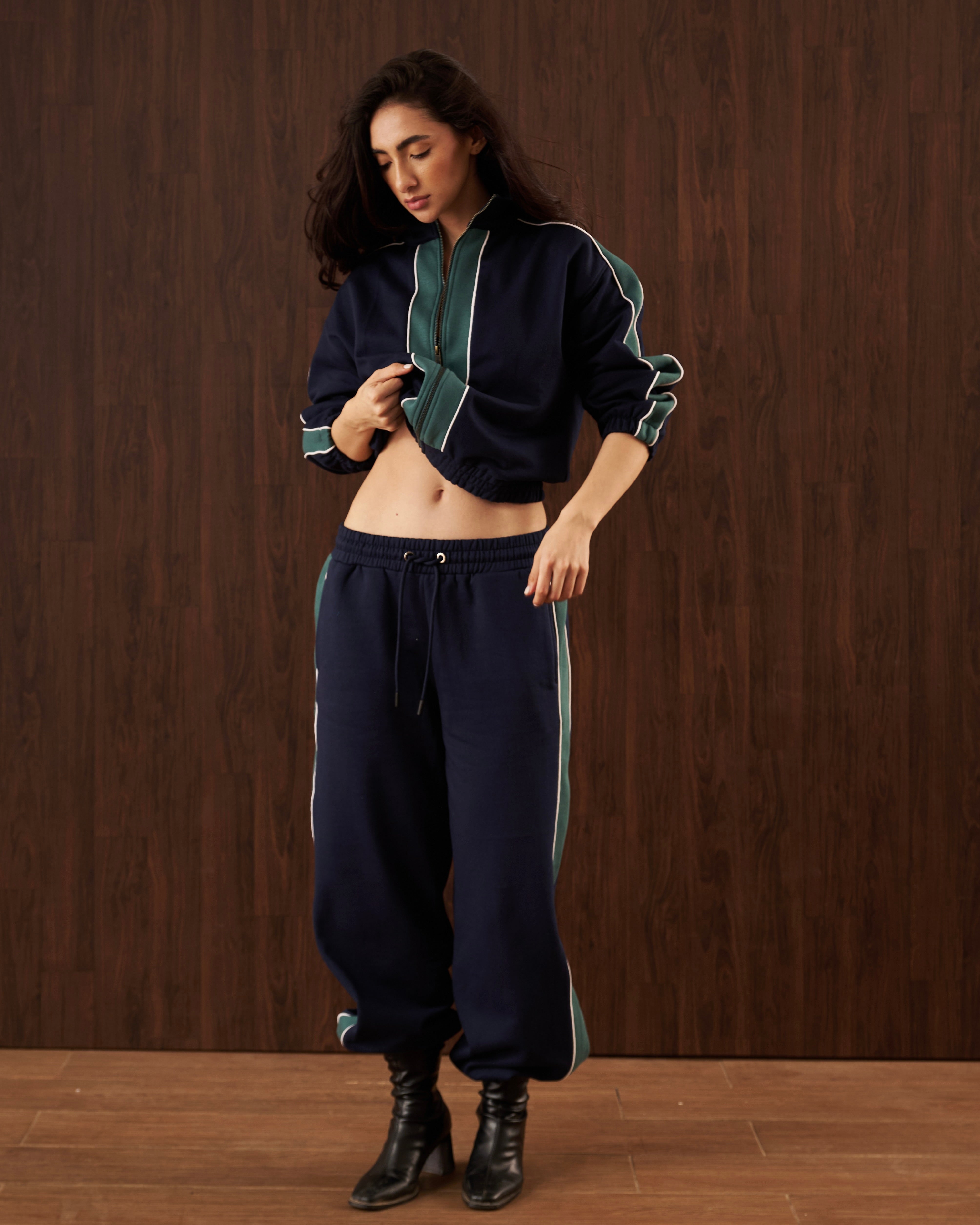 Blue Reign Bomber Jacket