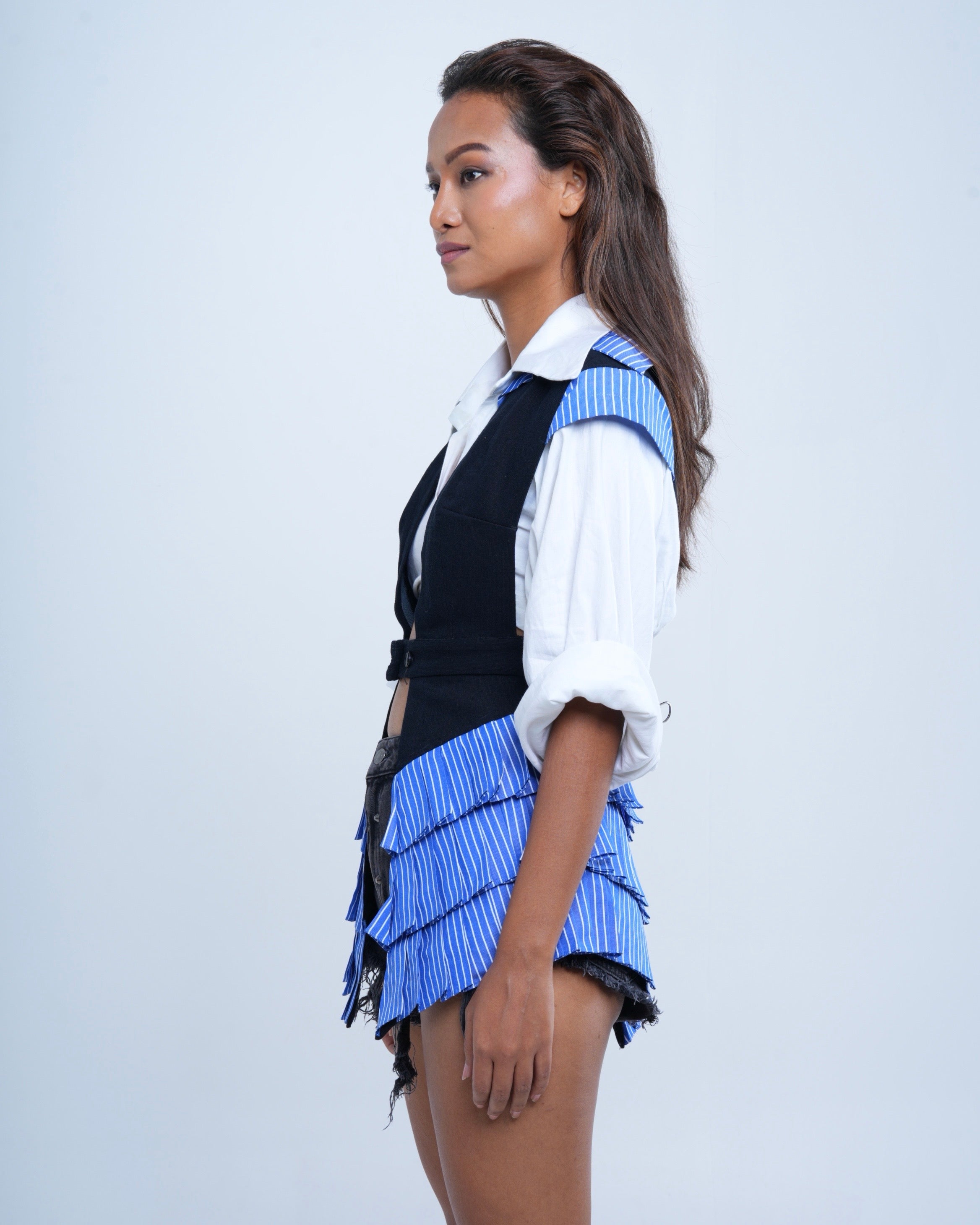 Pinstripe Vest