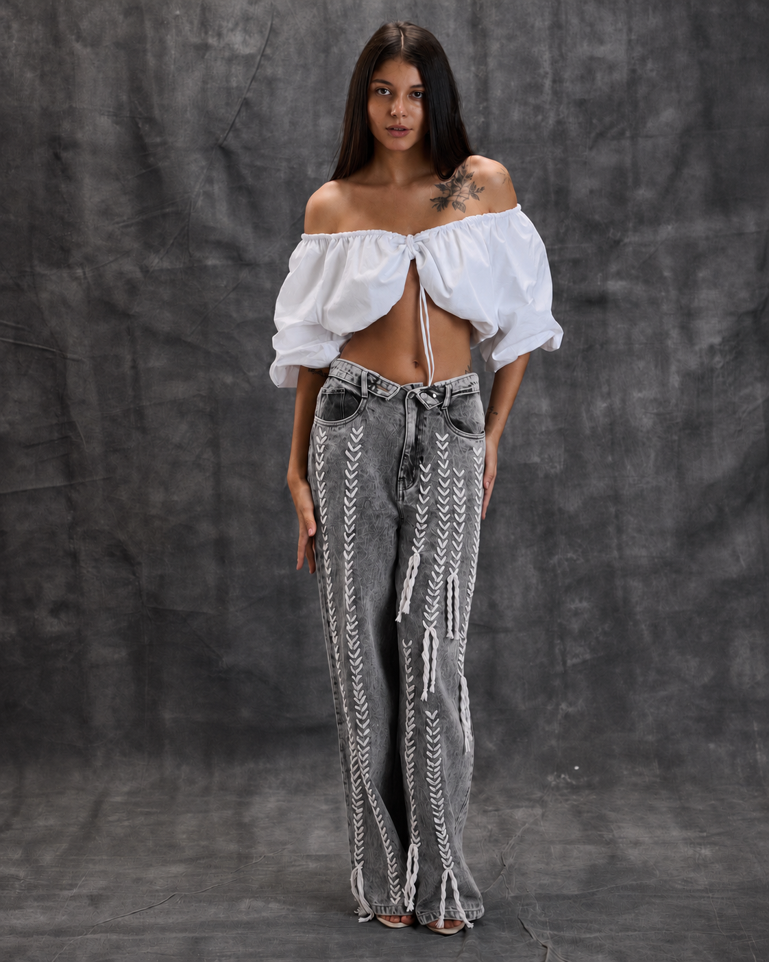 Embroidered Denim