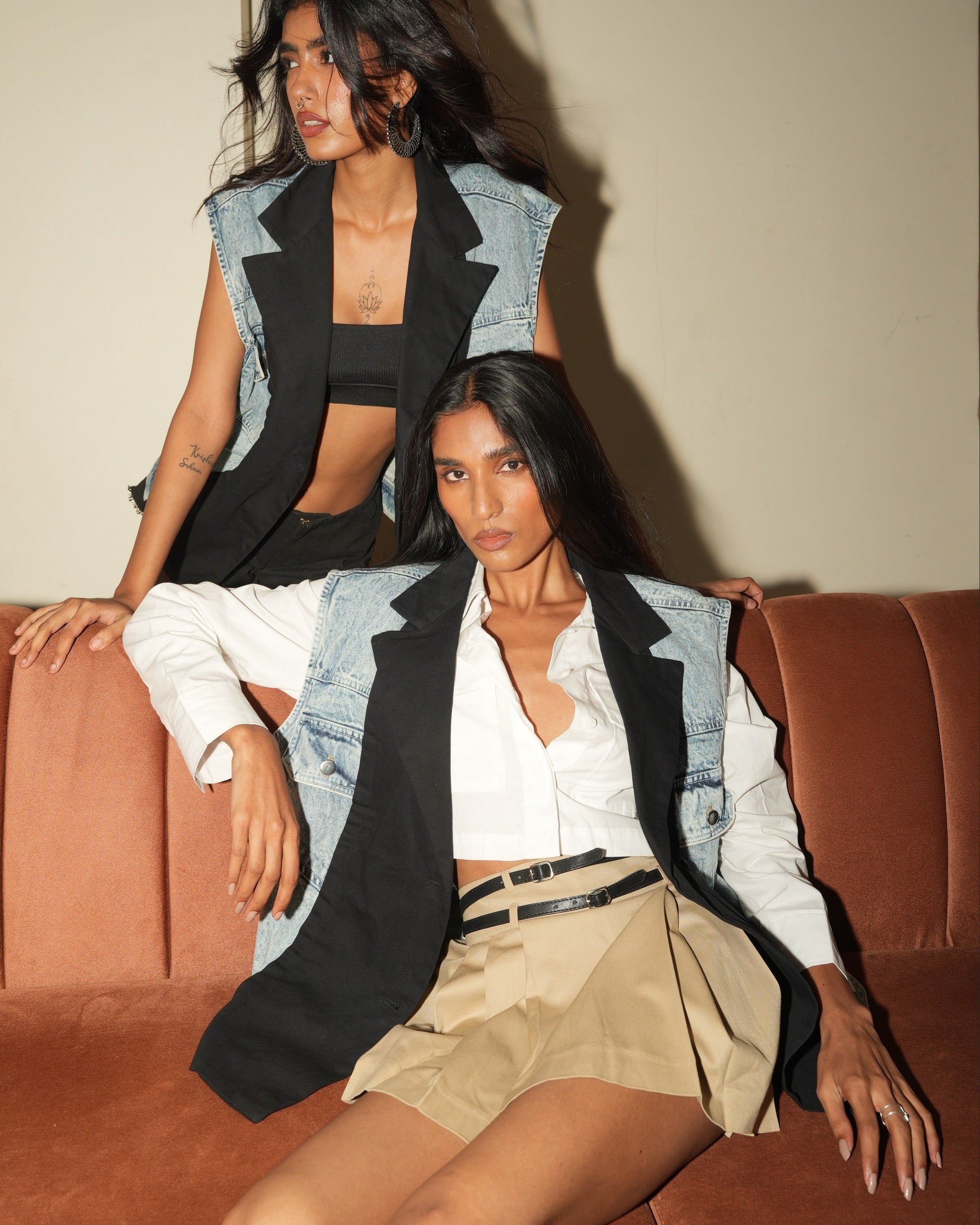 Dual Denim vest