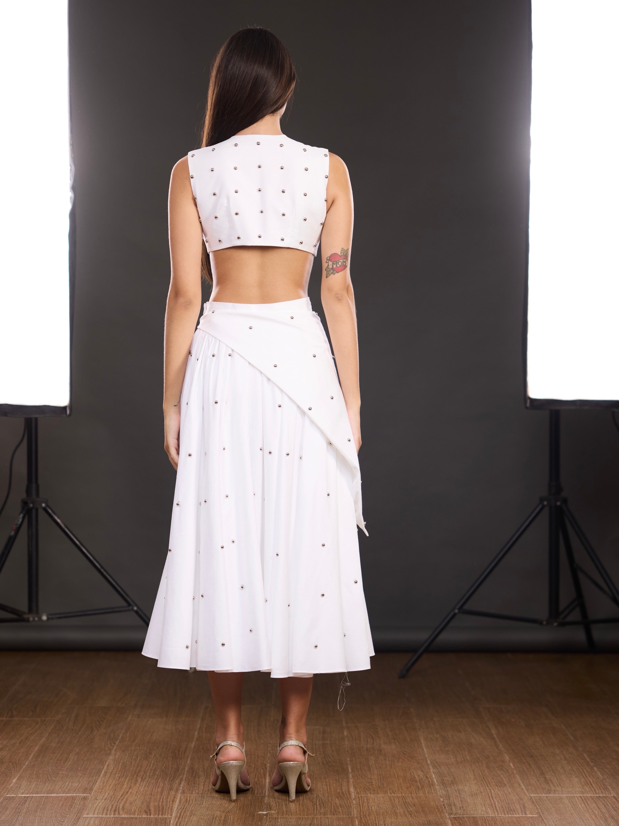 Hannah Utility Studded Top